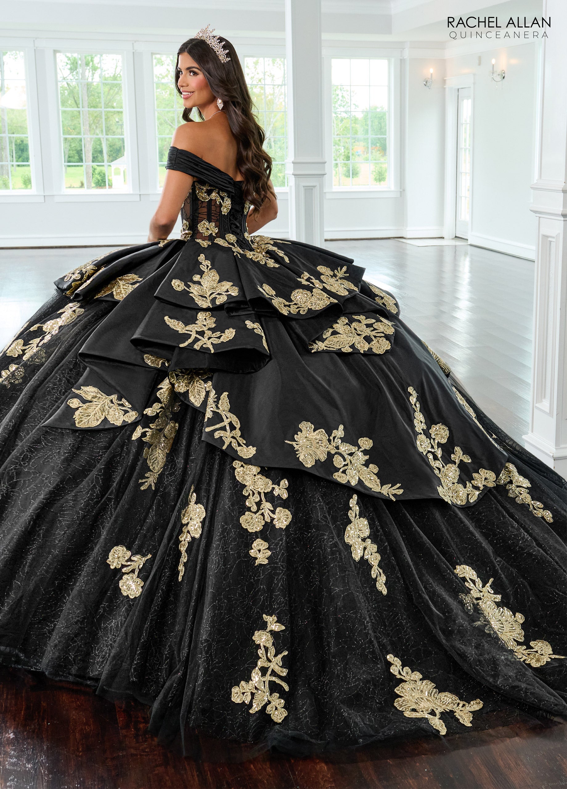 Mary's Bridal Off Shoulder Quinceanera Dress by Rachel Allan RQ2222 - view 2