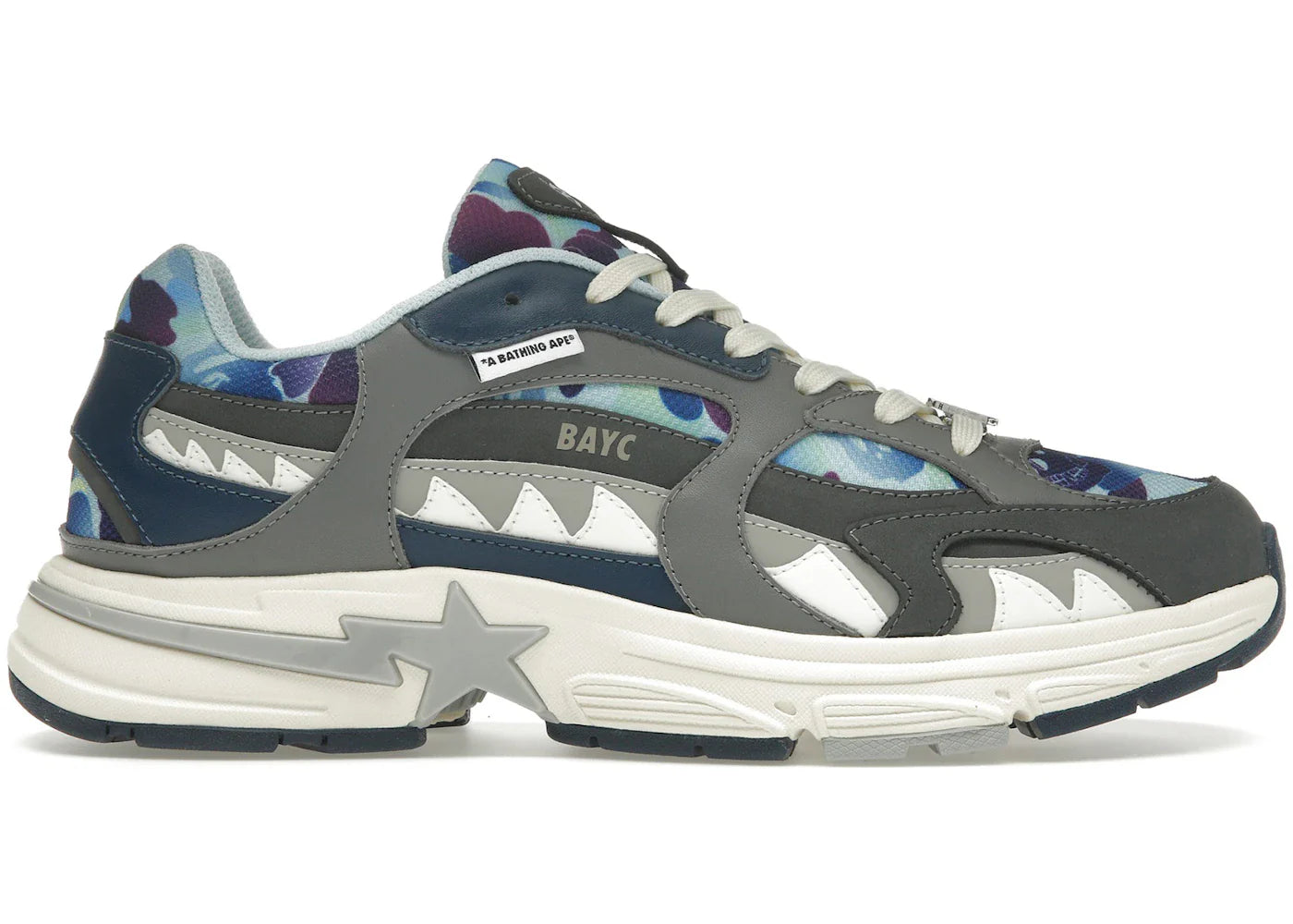 BAPE A Bathing Ape Shark Sta Bored Ape Yacht Club Blue