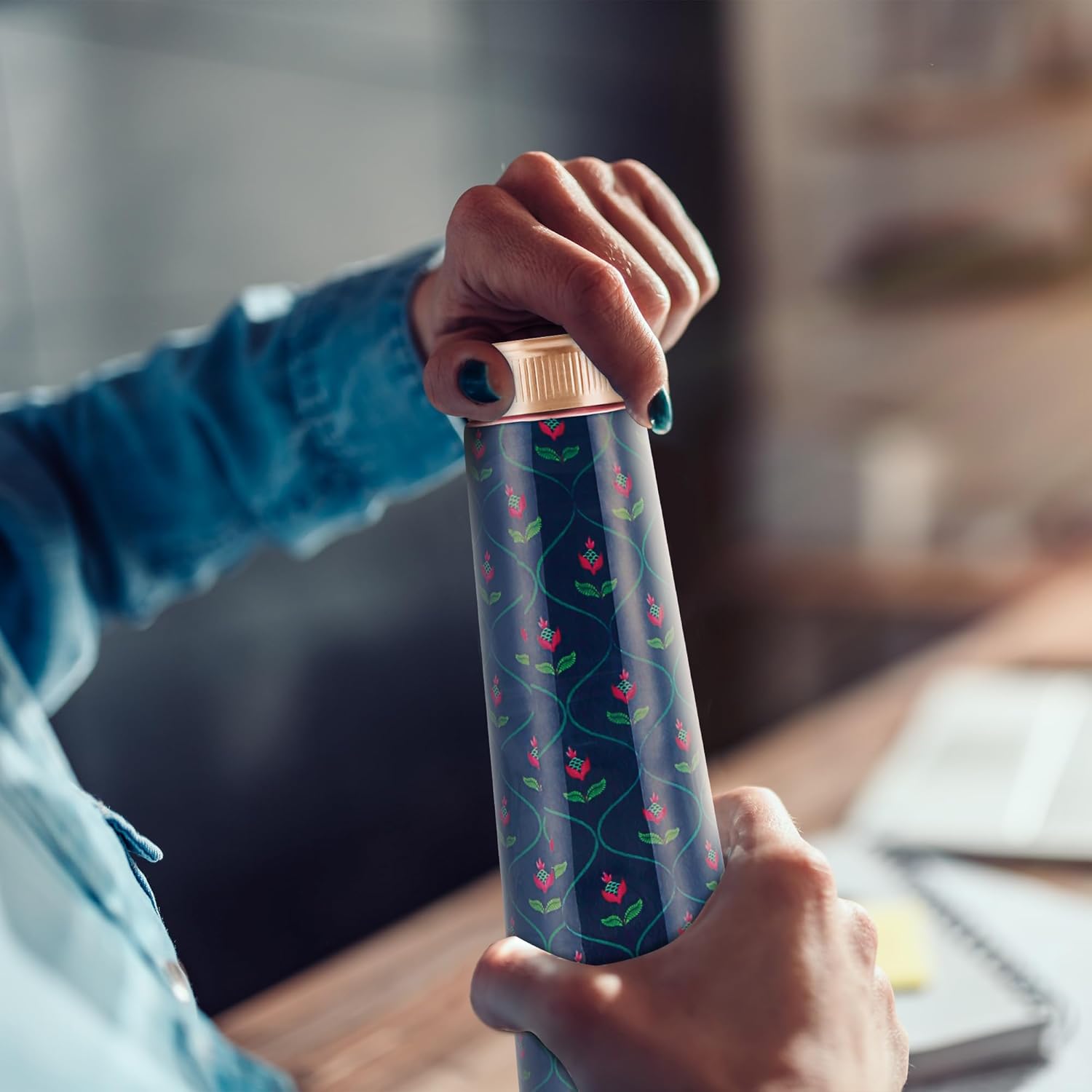 Milton Copper Delight Design Water Bottle | 1 Pc - view 2