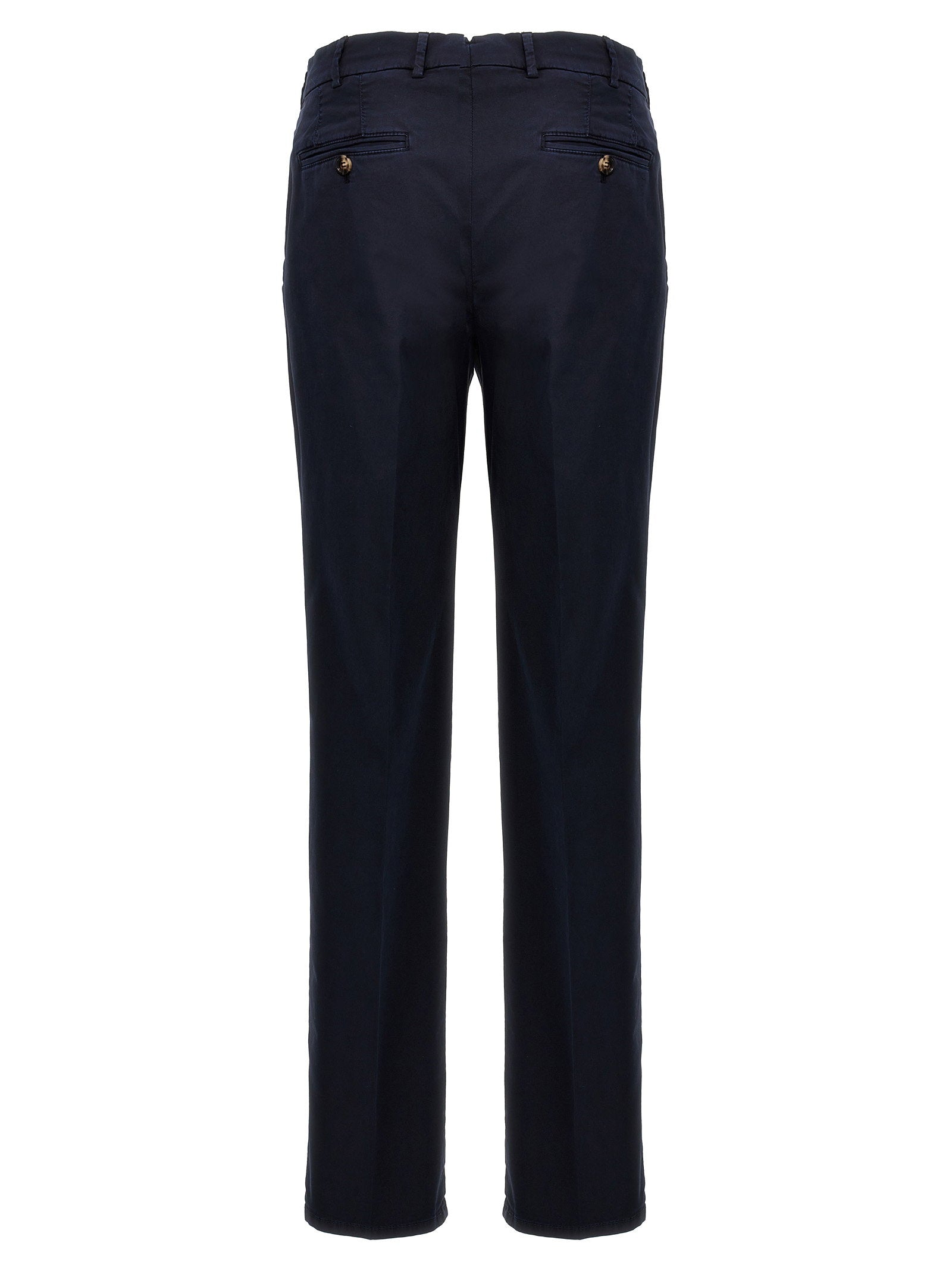 Brunello Cucinelli Flat Front Pants – 97%co 3%ea - view 2