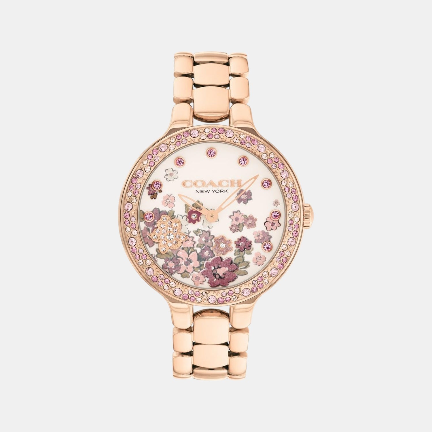 Coach Chelsea Women Quartz Pink Dial Analog Stainless Steel Watch 14504498