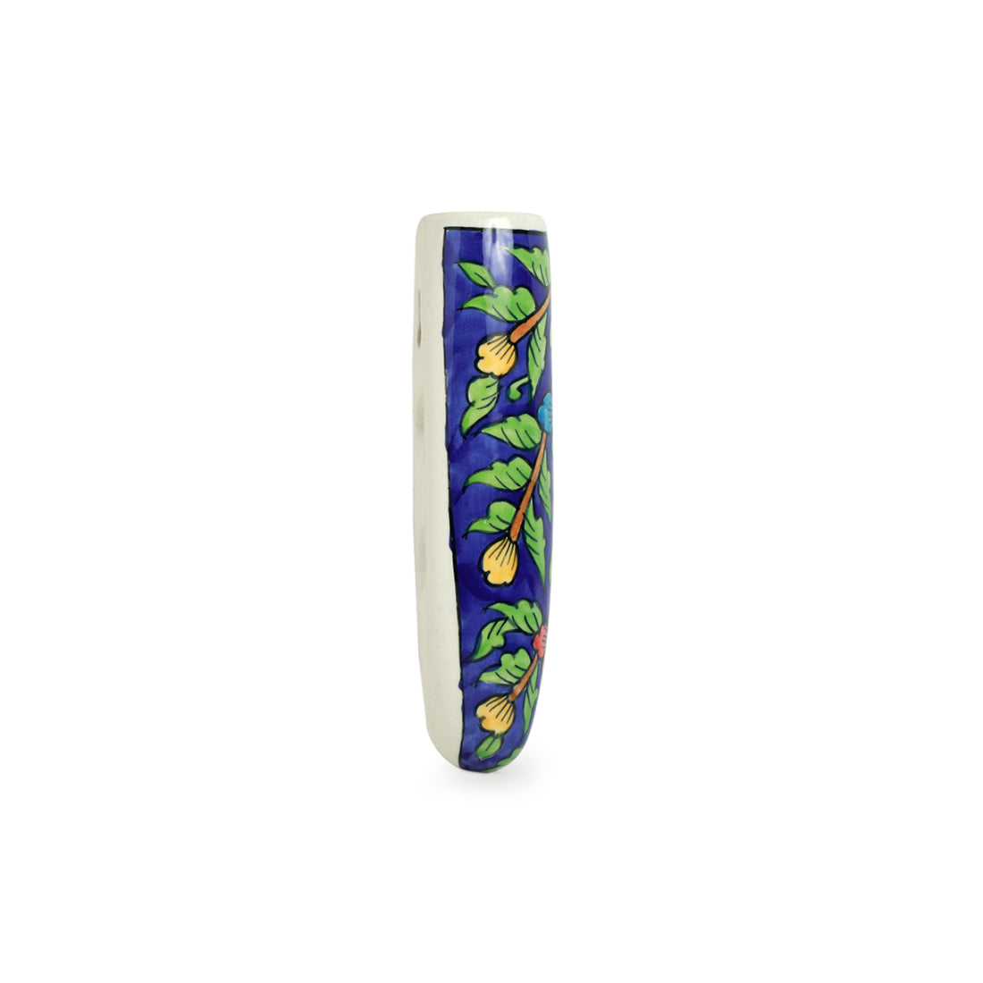 EXCLUSIVELANE 'Blooming Blossoms' Handpainted Wall Planter Pots In Ceramic (Set of 2) - view 4