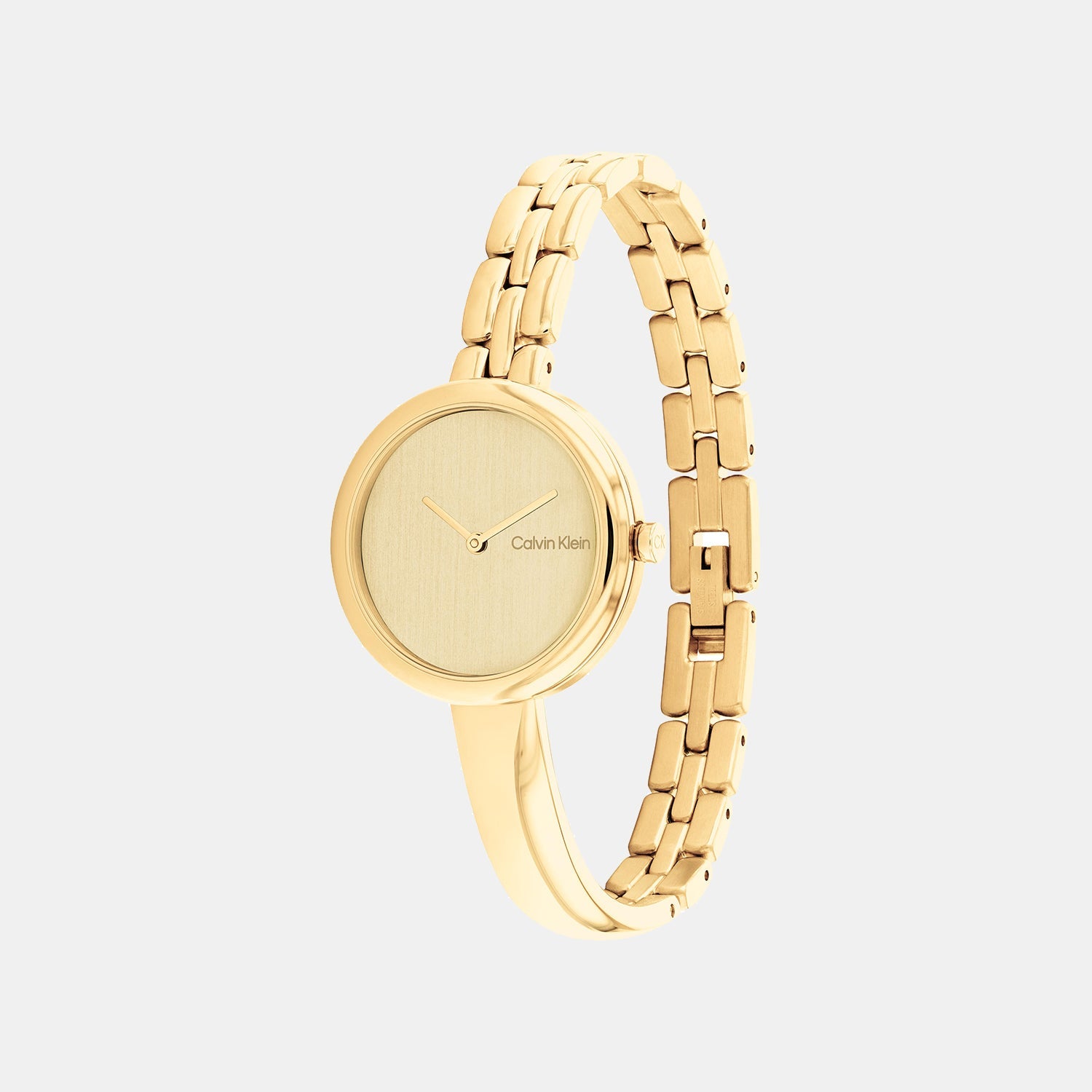 Calvin Klein Bangled Women Quartz Champagne Dial Analog Stainless Steel Watch 25200279 - view 2