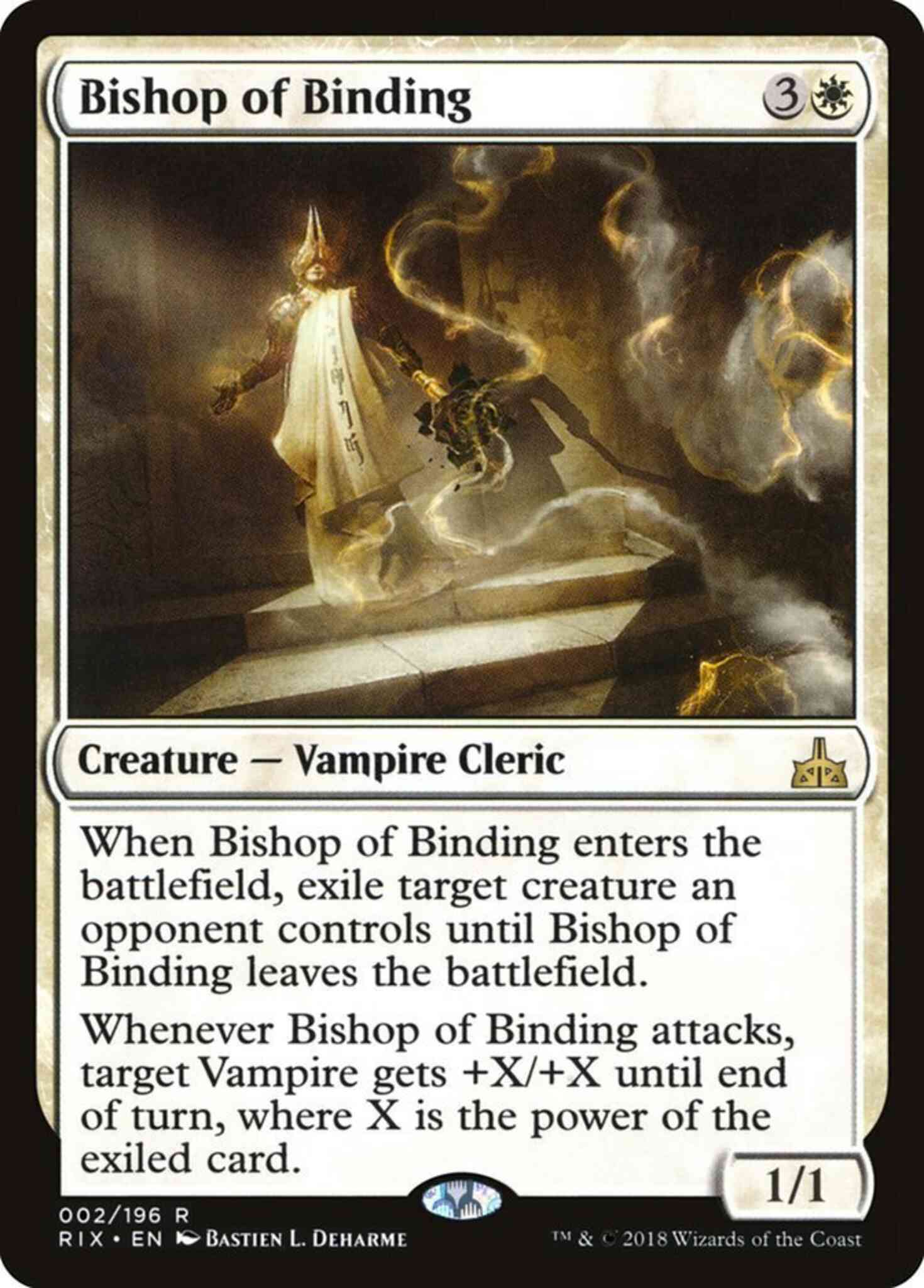 Magic Bishop of Binding [2] [Rivals of Ixalan] [Non-Foil]