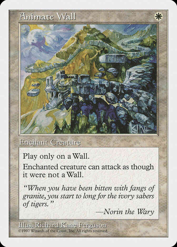 Animate wall 5 – Magic Animate Wall [5] [Fifth Edition] [Non-Foil]