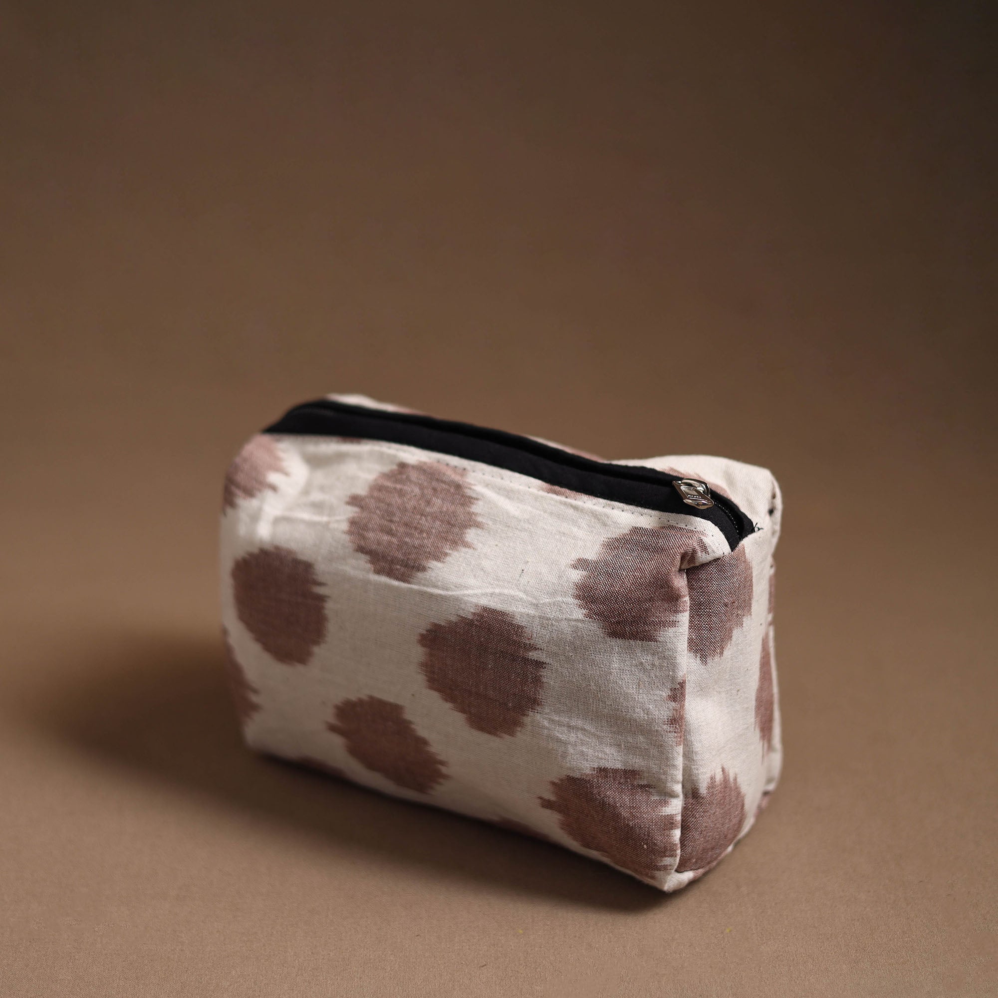NOORI BAZAR Brown - Handmade Cotton Toiletry Pouch 15 - view 2