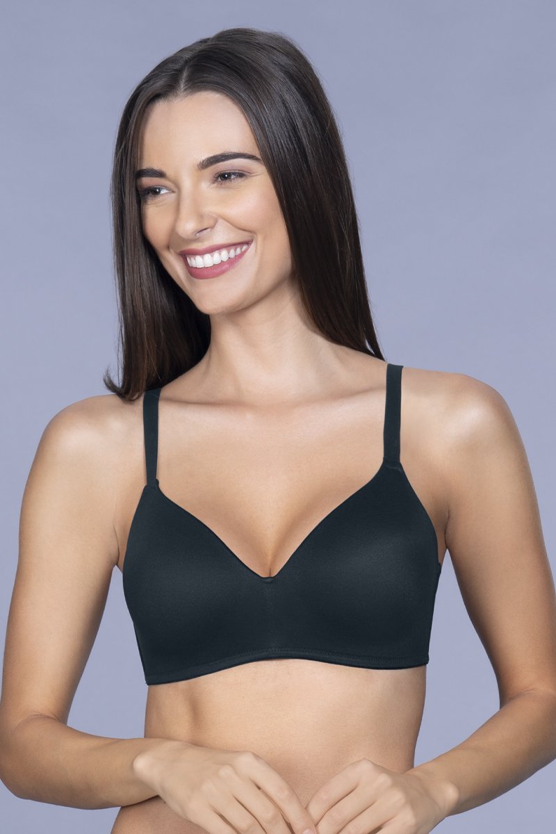 amante Contour Comfort Padded Non-Wired Bra - Black