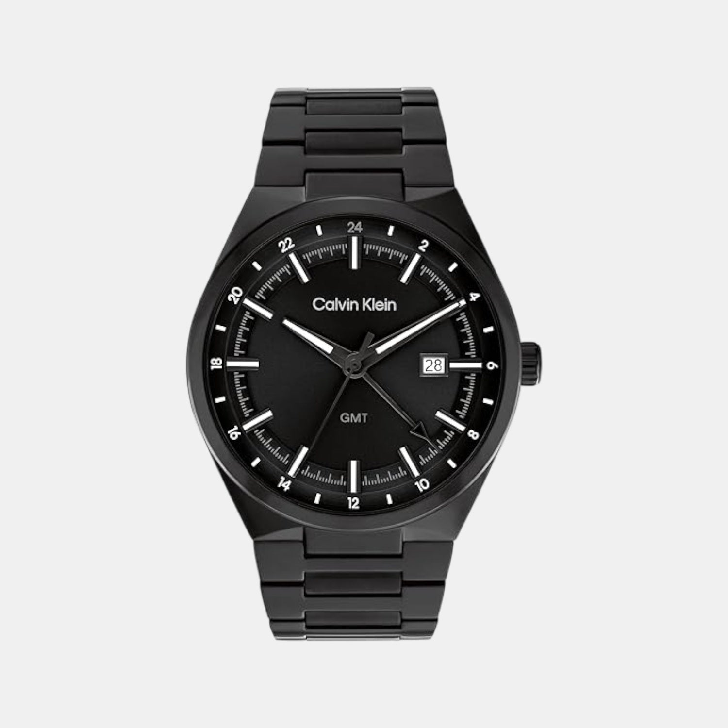 Calvin Klein Distinguish Men Quartz Black Dial Analog Stainless Steel Watch 25200490