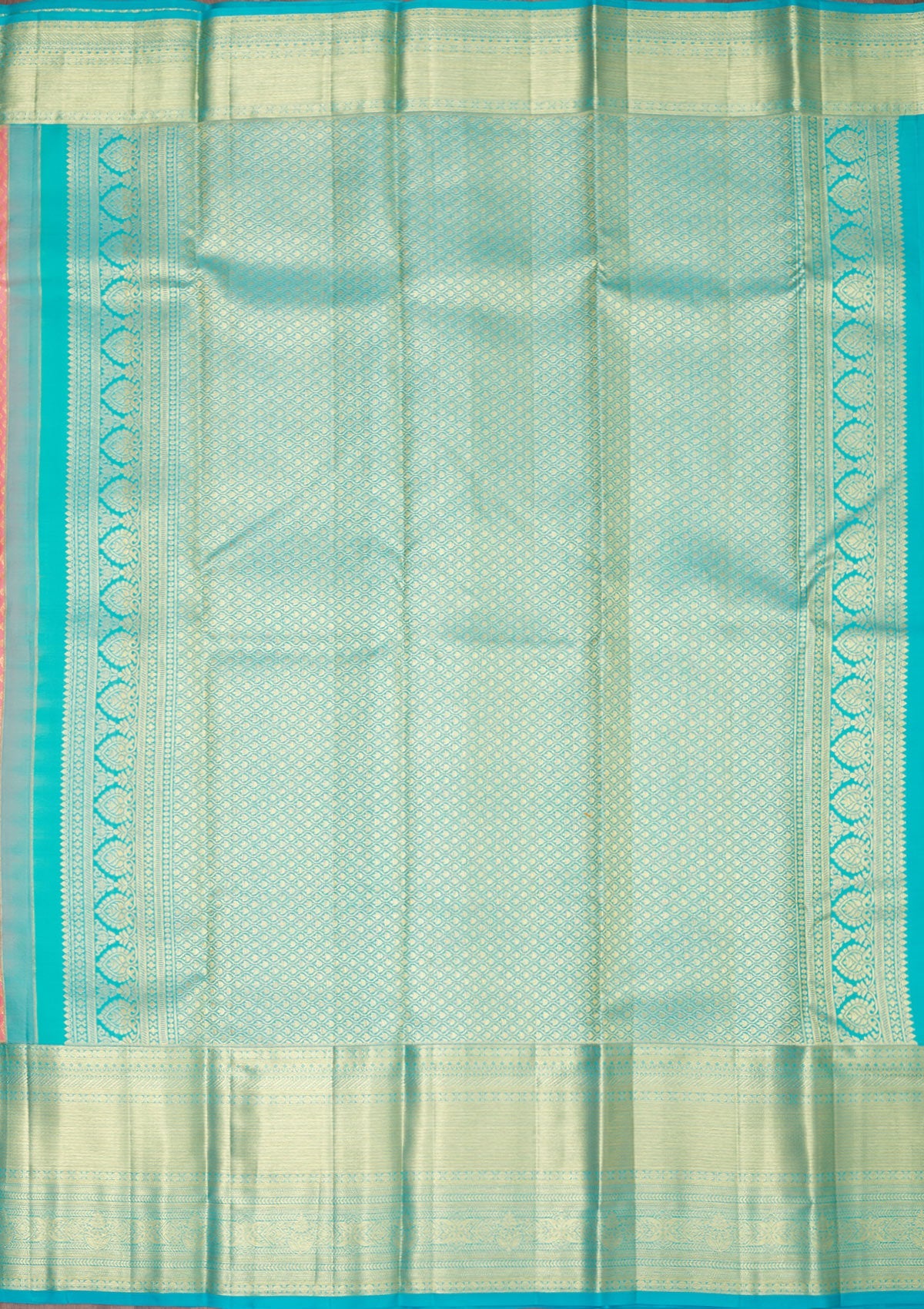 Koskii Baby Pink Zariwork Pure Silk Saree – Women's - view 5