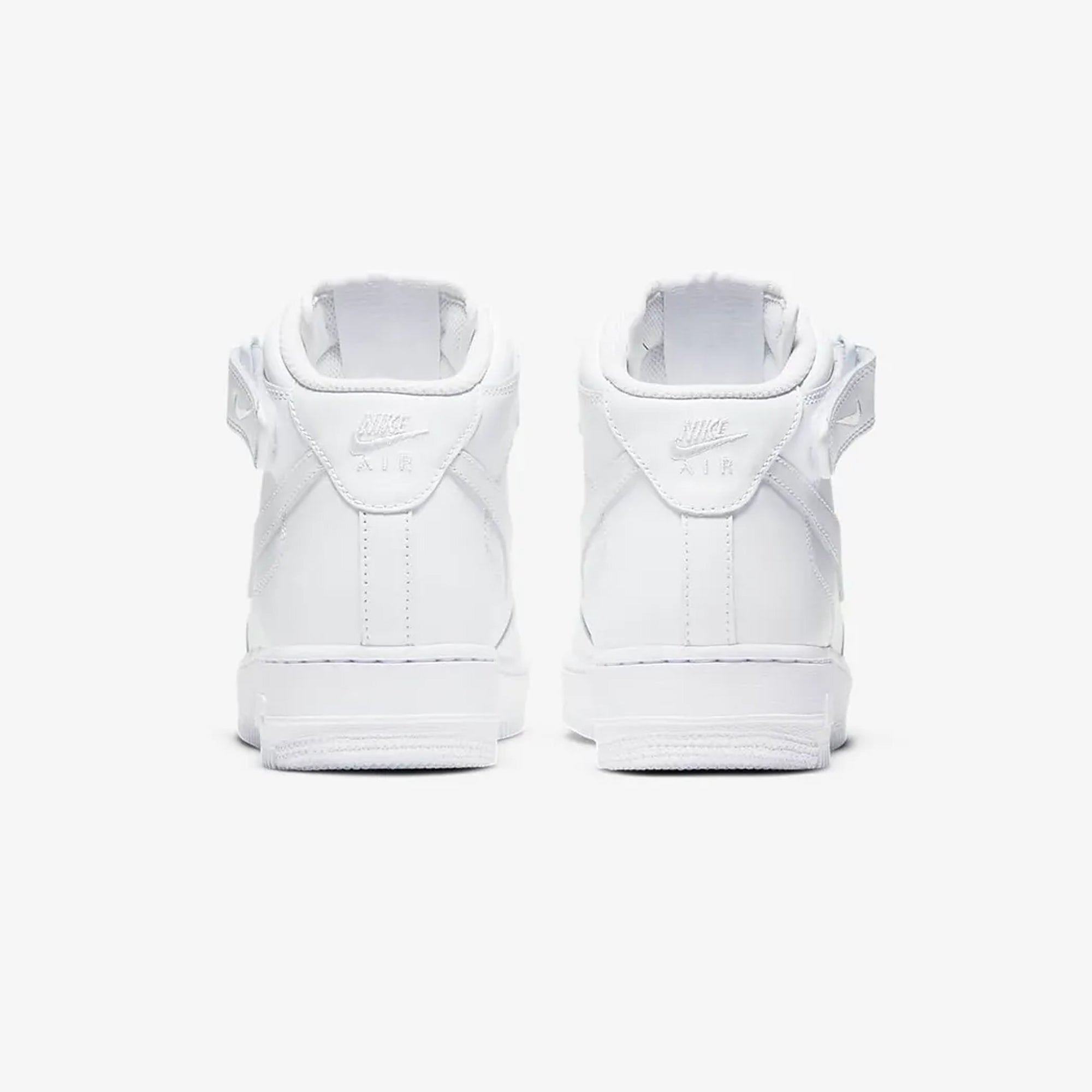 Nike | AIR FORCE 1 07 MID { WHITE/WHITE-WHITE - view 2