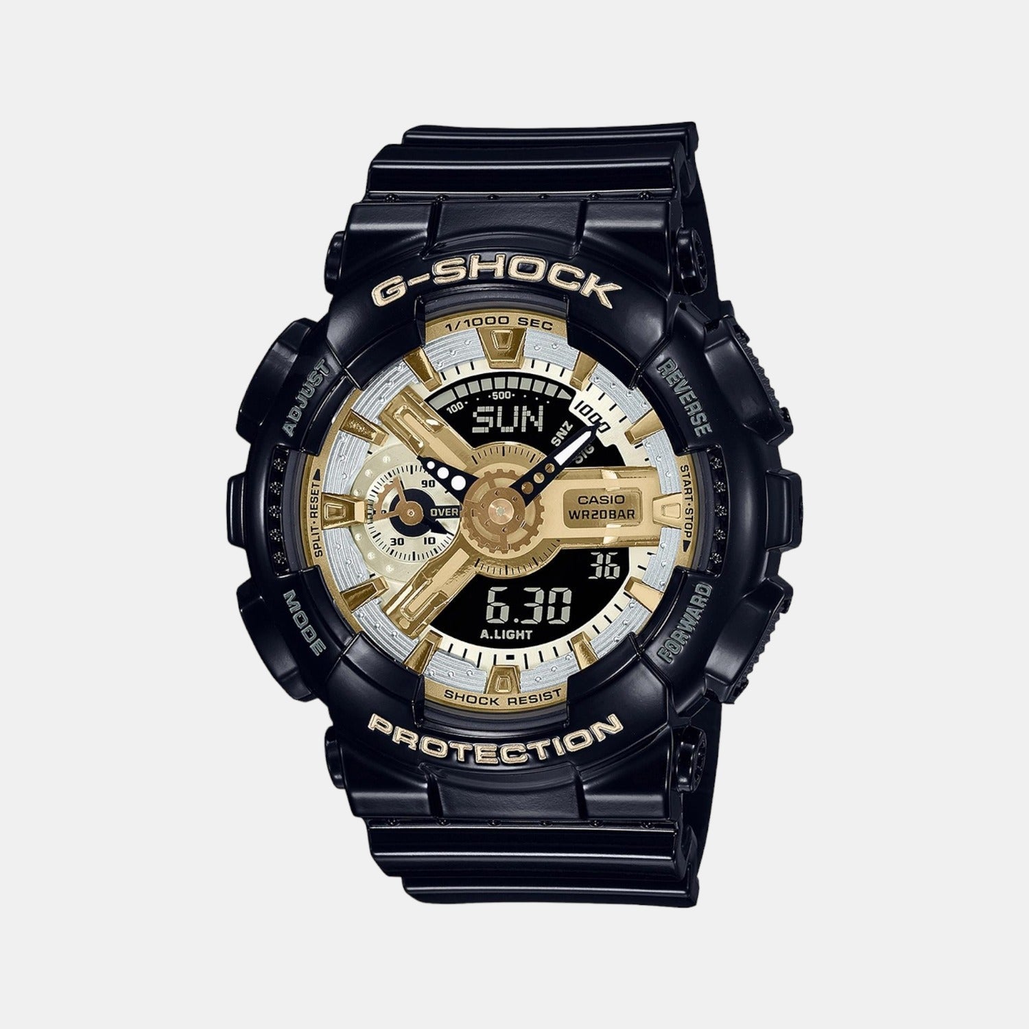 Casio G-Shock Women Quartz Black Dial Analog-Digital Resin Watch G1286