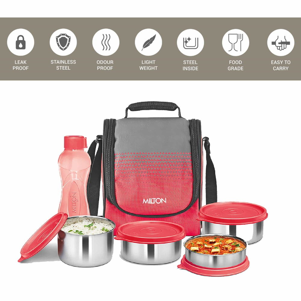 Tasty Lunch Combo Steel Tiffin (Milton) - view 6