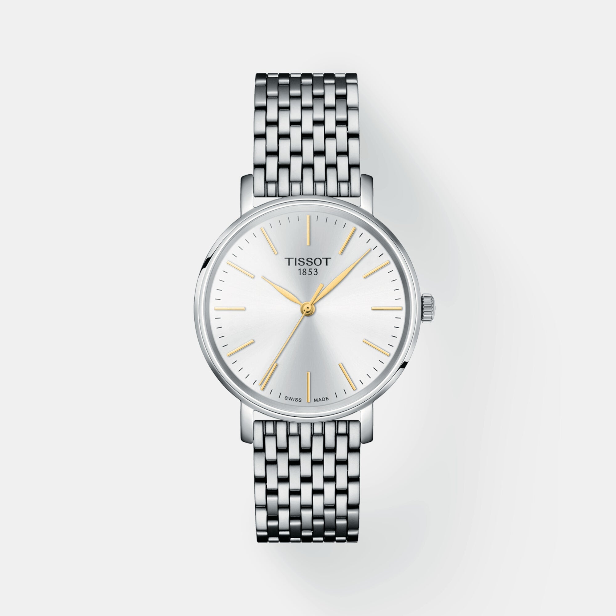 Tissot Everytime Women Quartz White Dial Analog Stainless Steel Watch T1432101101101