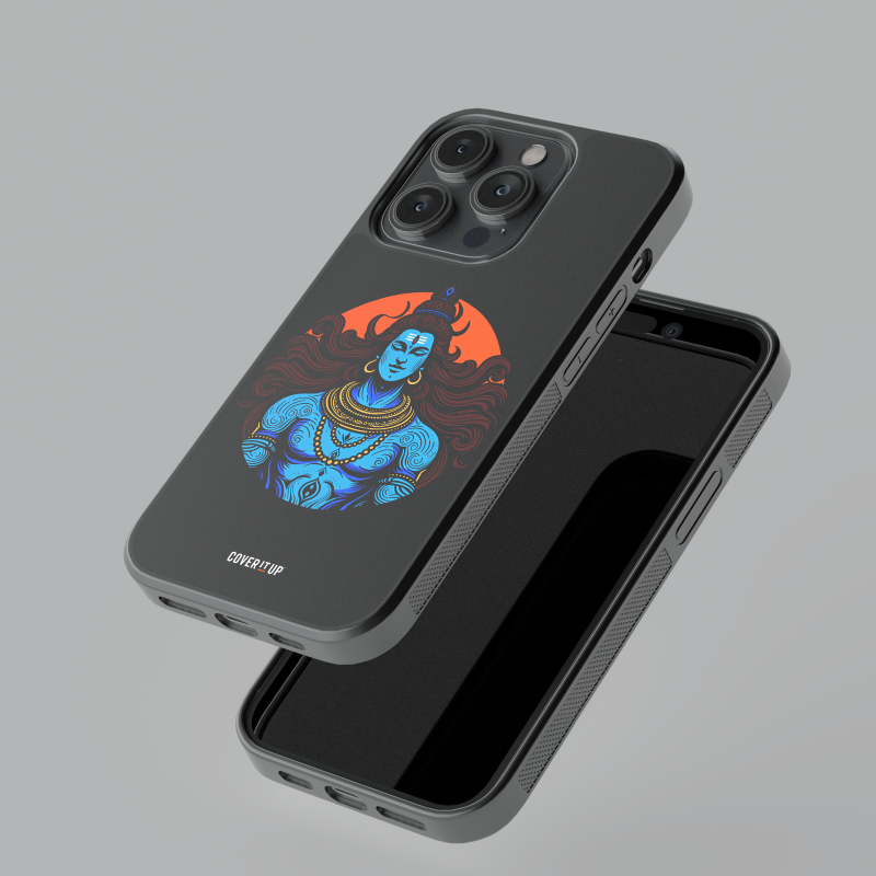 Design Phone Cases Lord Shiv Glass case - view 3