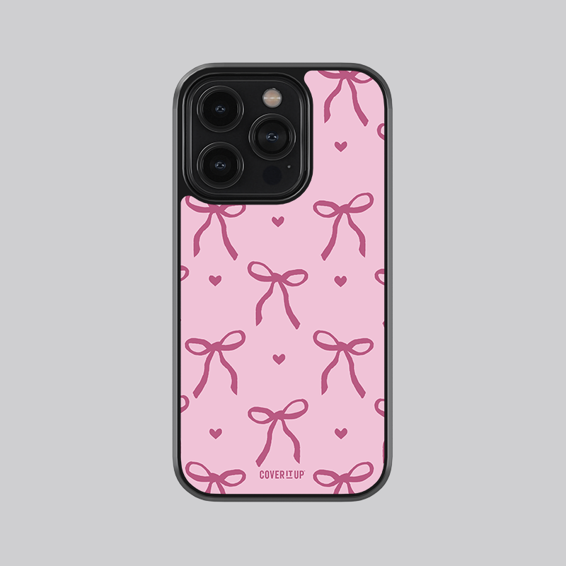 Cover It Up Hearts and Bow Glass Case