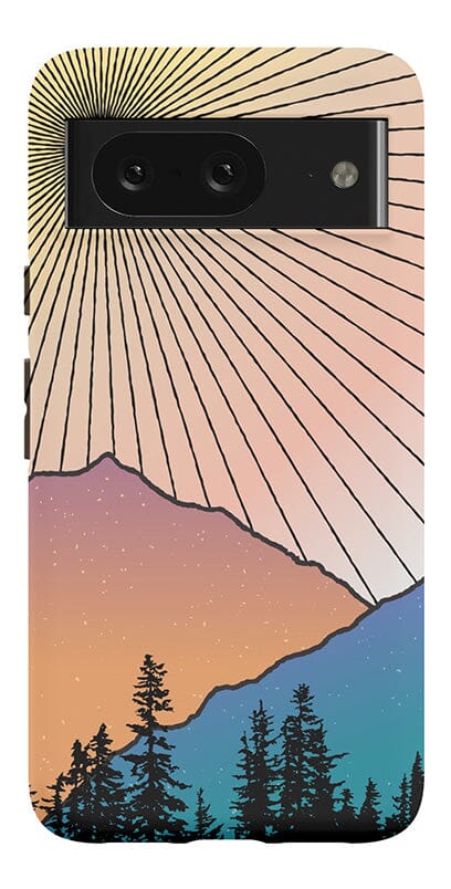 Casetry Golden Hour | Mountain Sunset Google Pixel Case - view 2