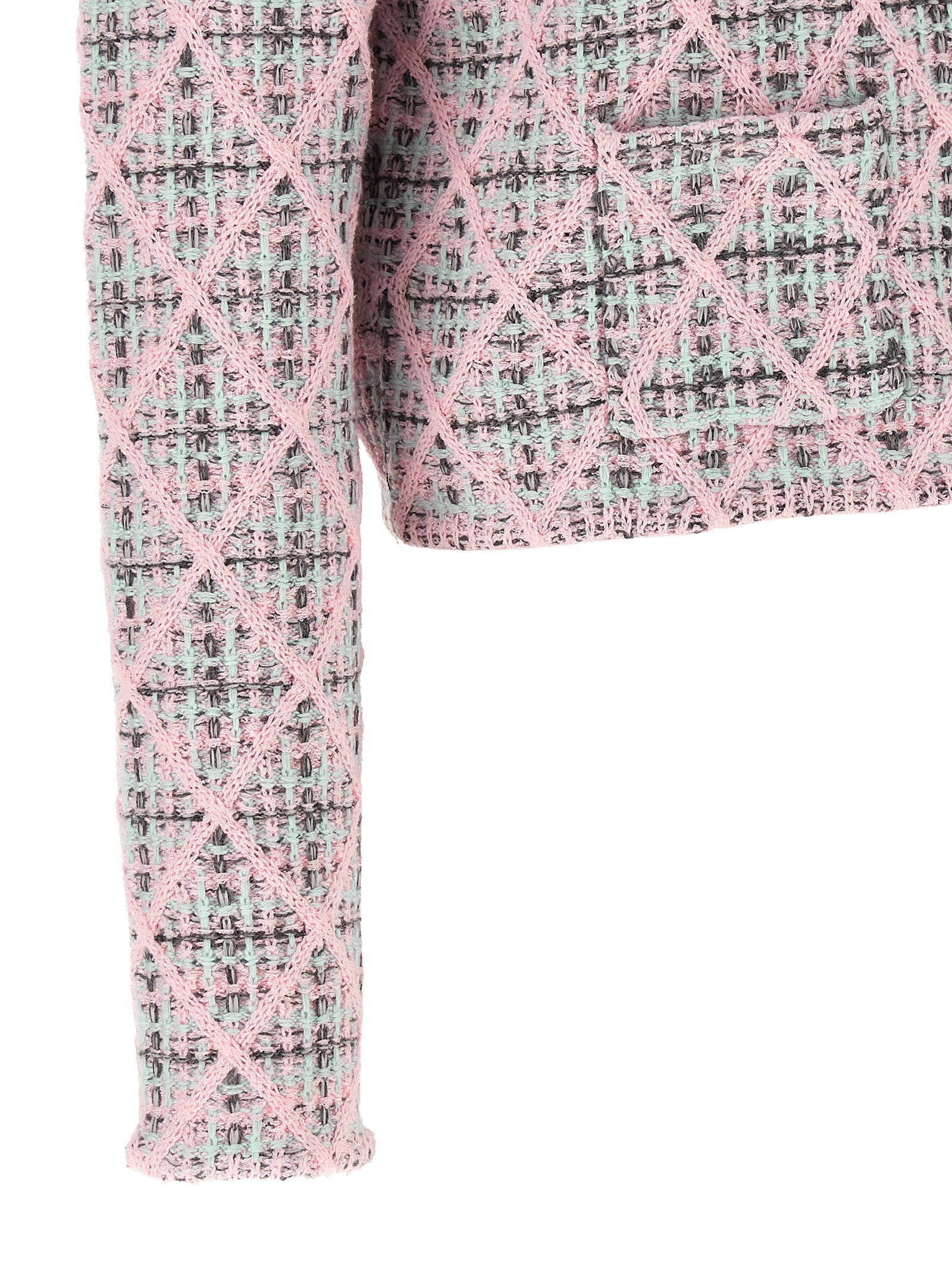 Self-Portrait Floral Collar Cardigan - view 4