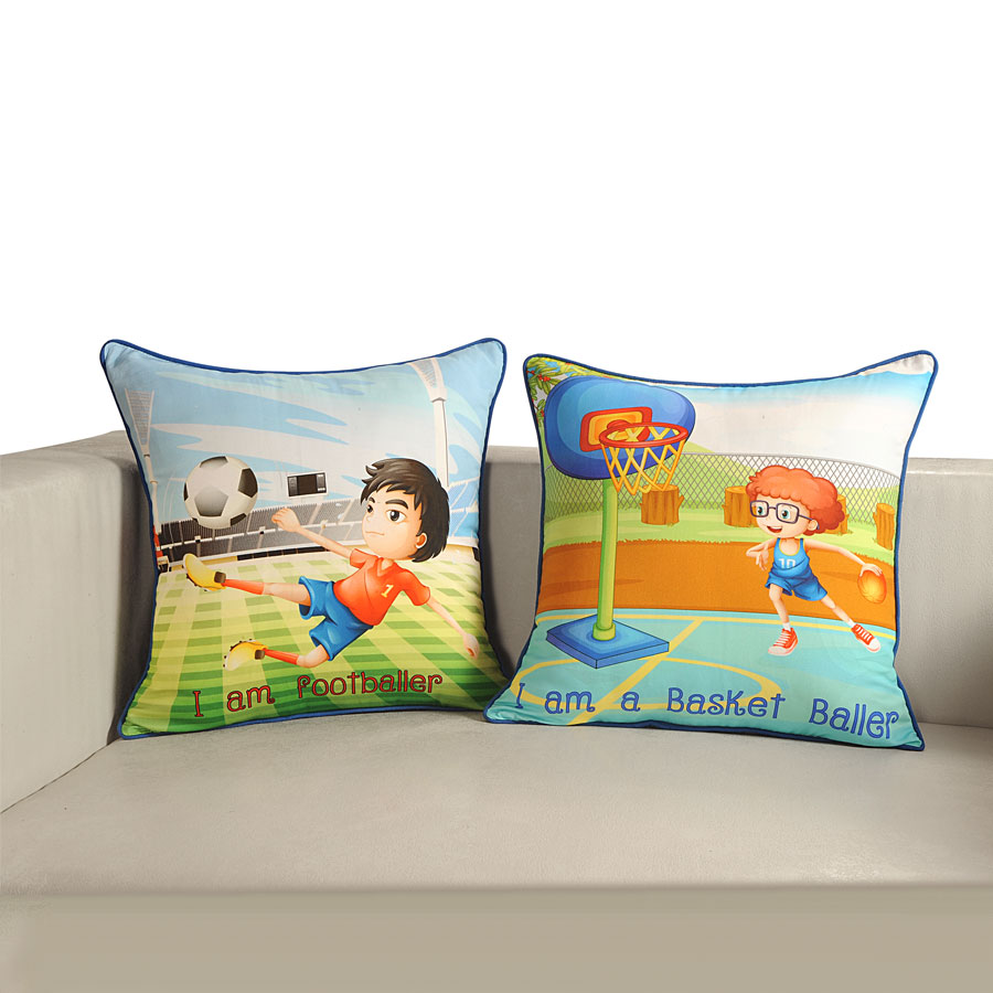 Swayam India Sports Teens Cushion Covers-201 - view 3