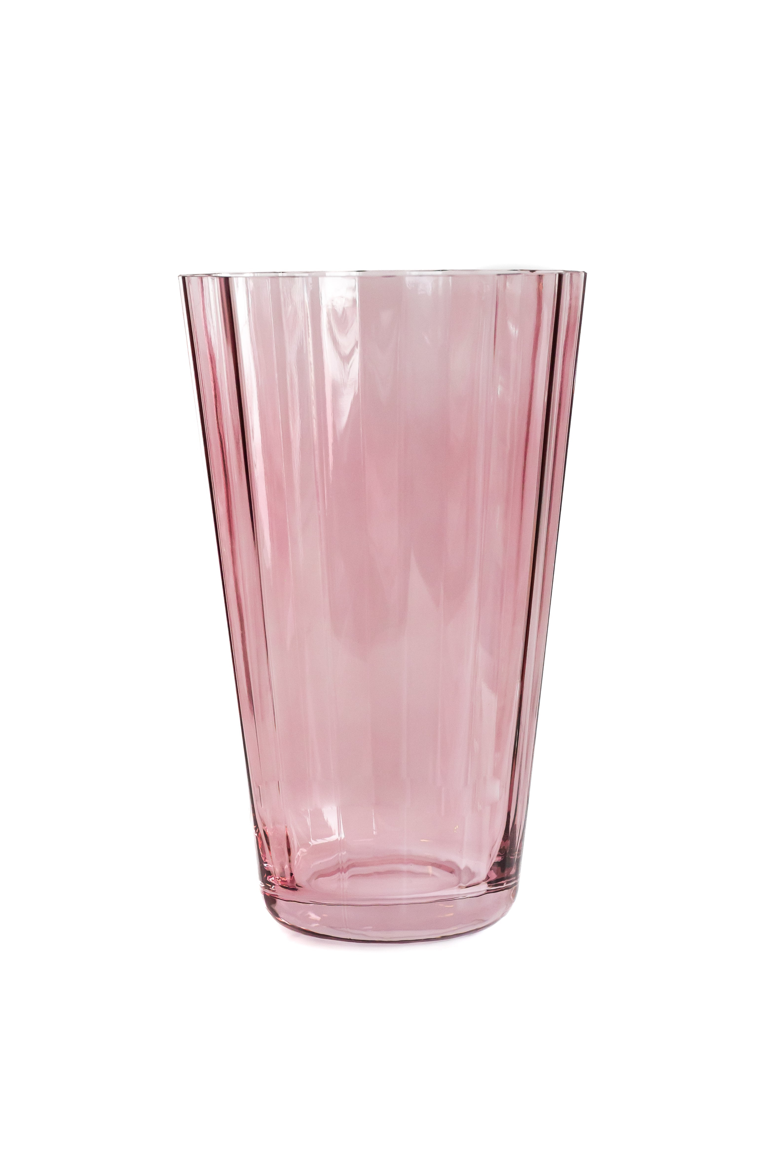 Estelle Colored Glass Estelle Colored Sunday Vase - {Rose} - view 3