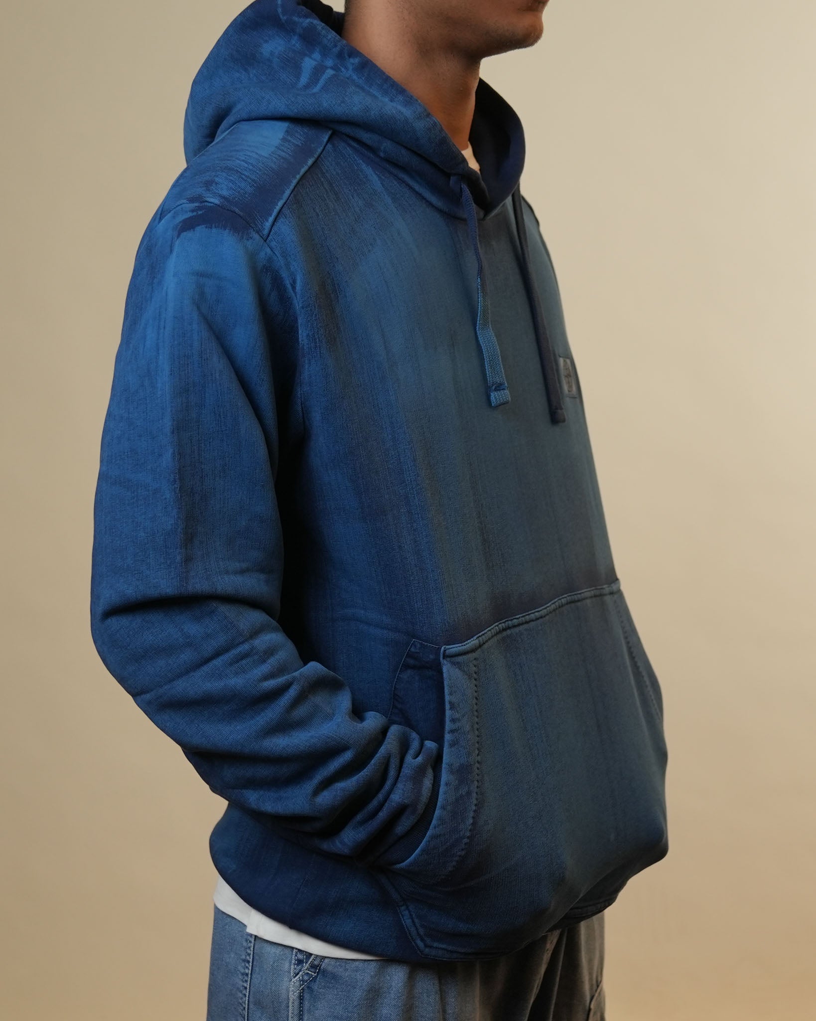 Stone Island Blue Hoodie - view 2