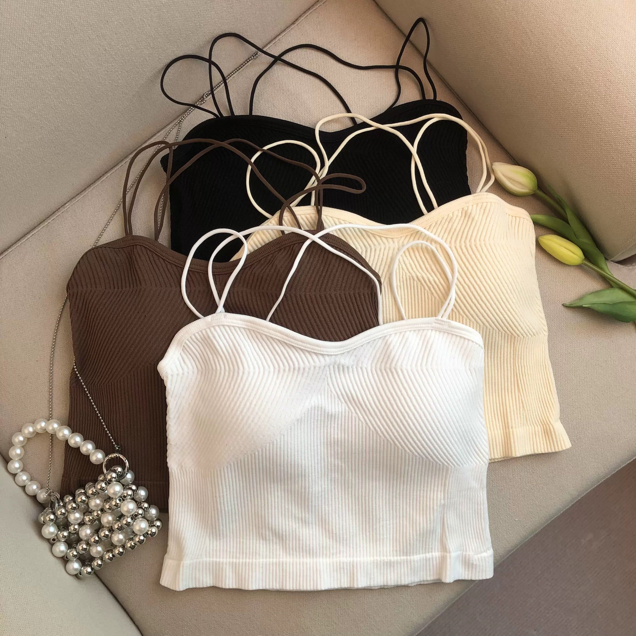 Alamode By Akanksha Leddo Tank Tops with Inbuilt Bra