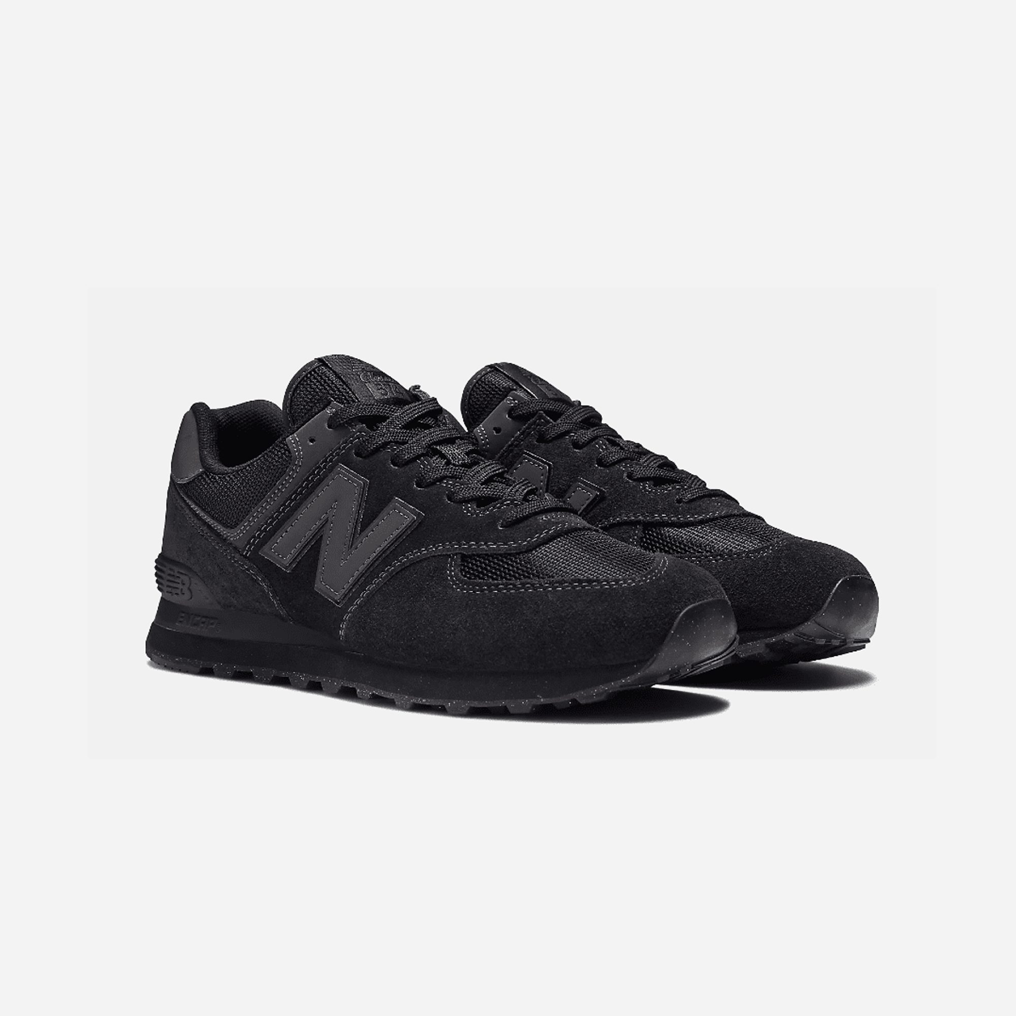 New Balance 574 Triple Black - view 2