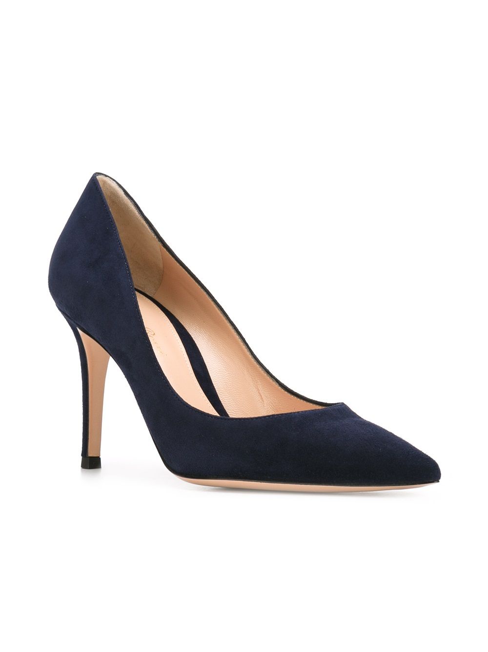 Gianvito Rossi With Heel NAVY – 100% SUEDE LEATHE - view 2
