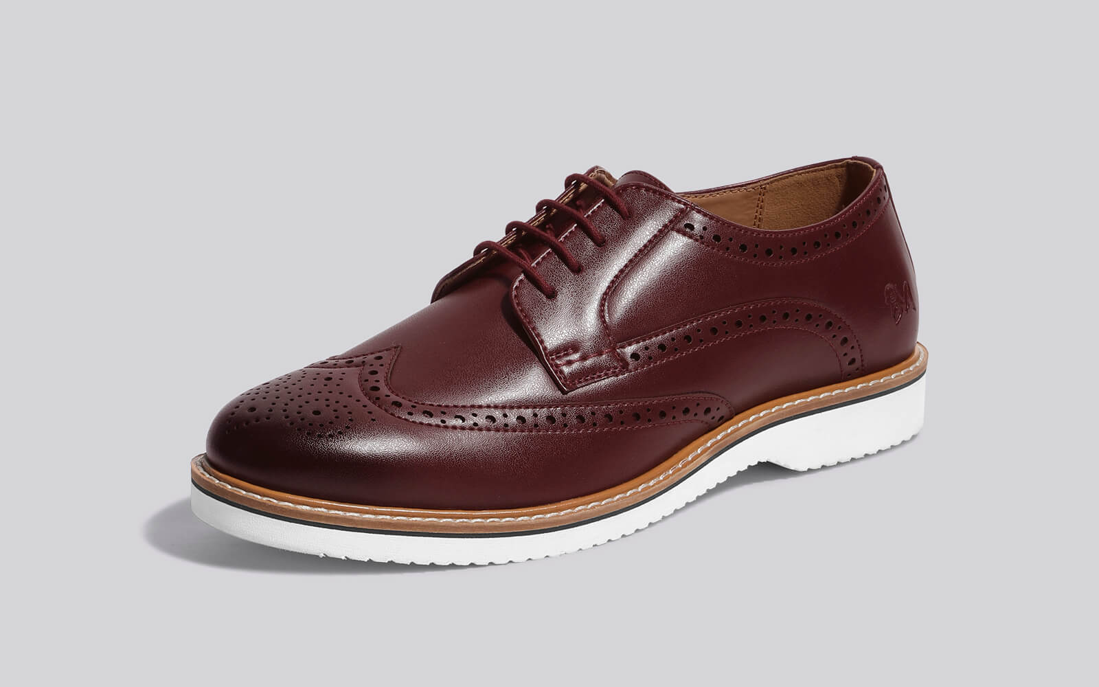 Neeman's Luxe Brogues : Burgundy - view 5