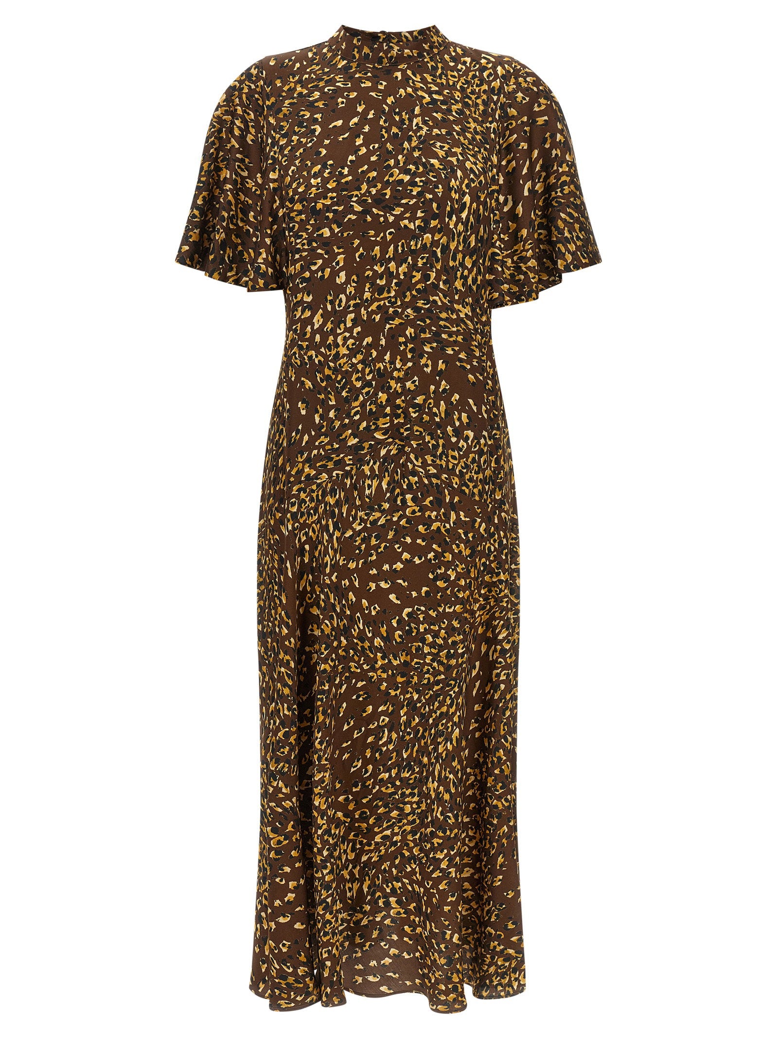 Twin Set Animal Print Dress – 100% viscose