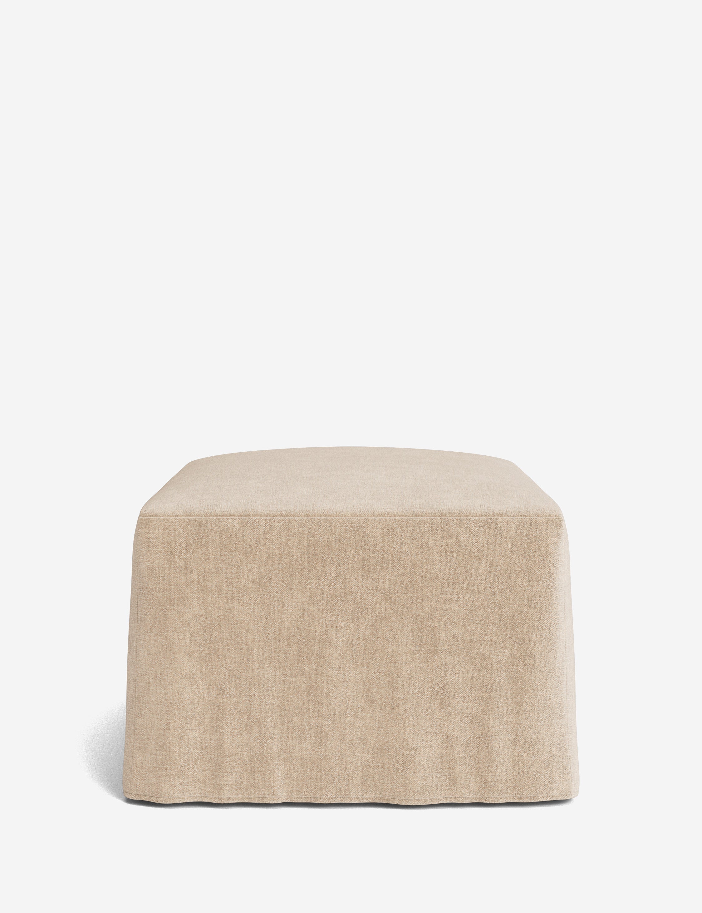 Lulu and Georgia Portola Slipcover Ottoman - view 145