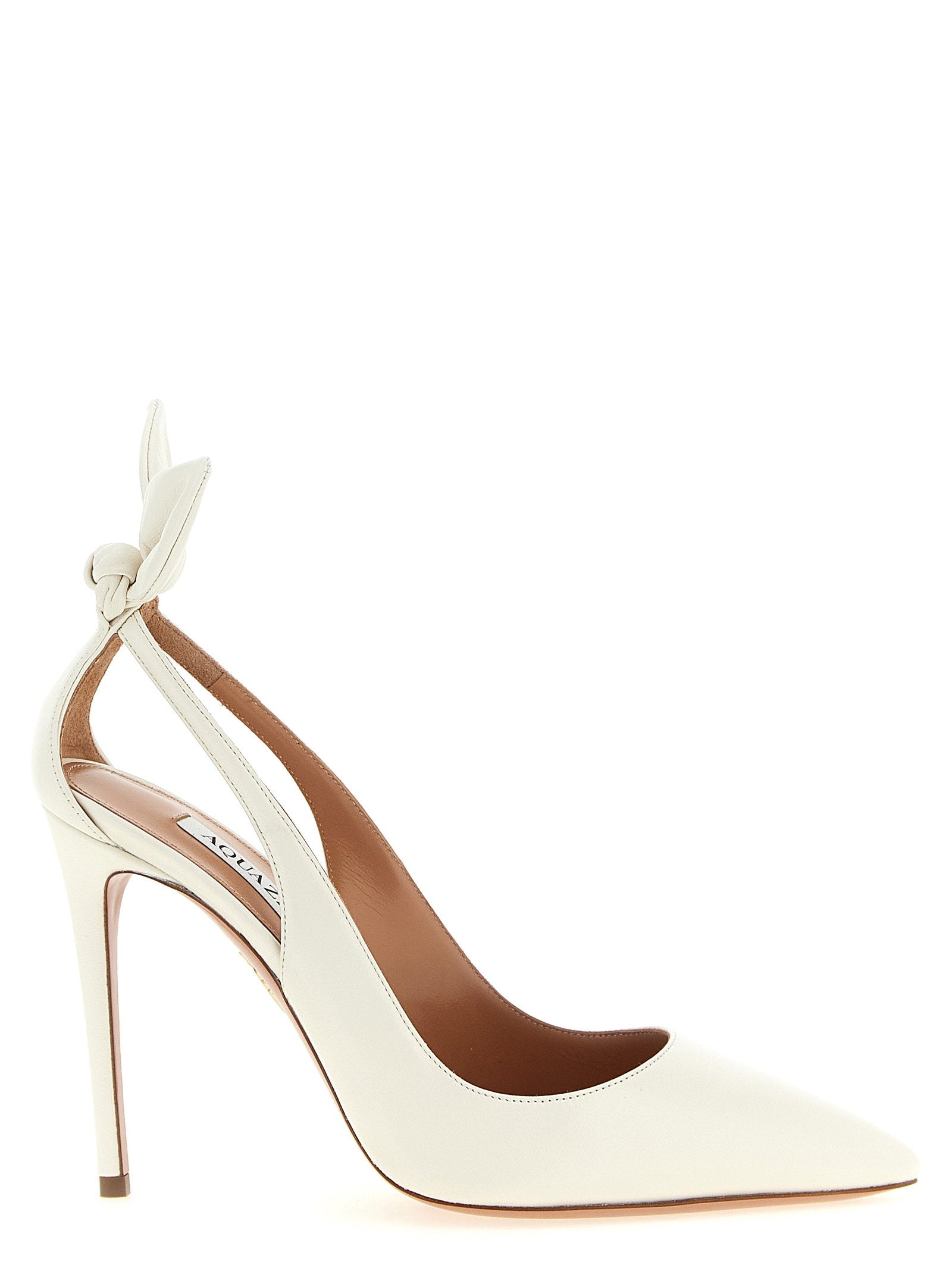 Aquazzura Bow Tie Pumps – 100% crossbred leather