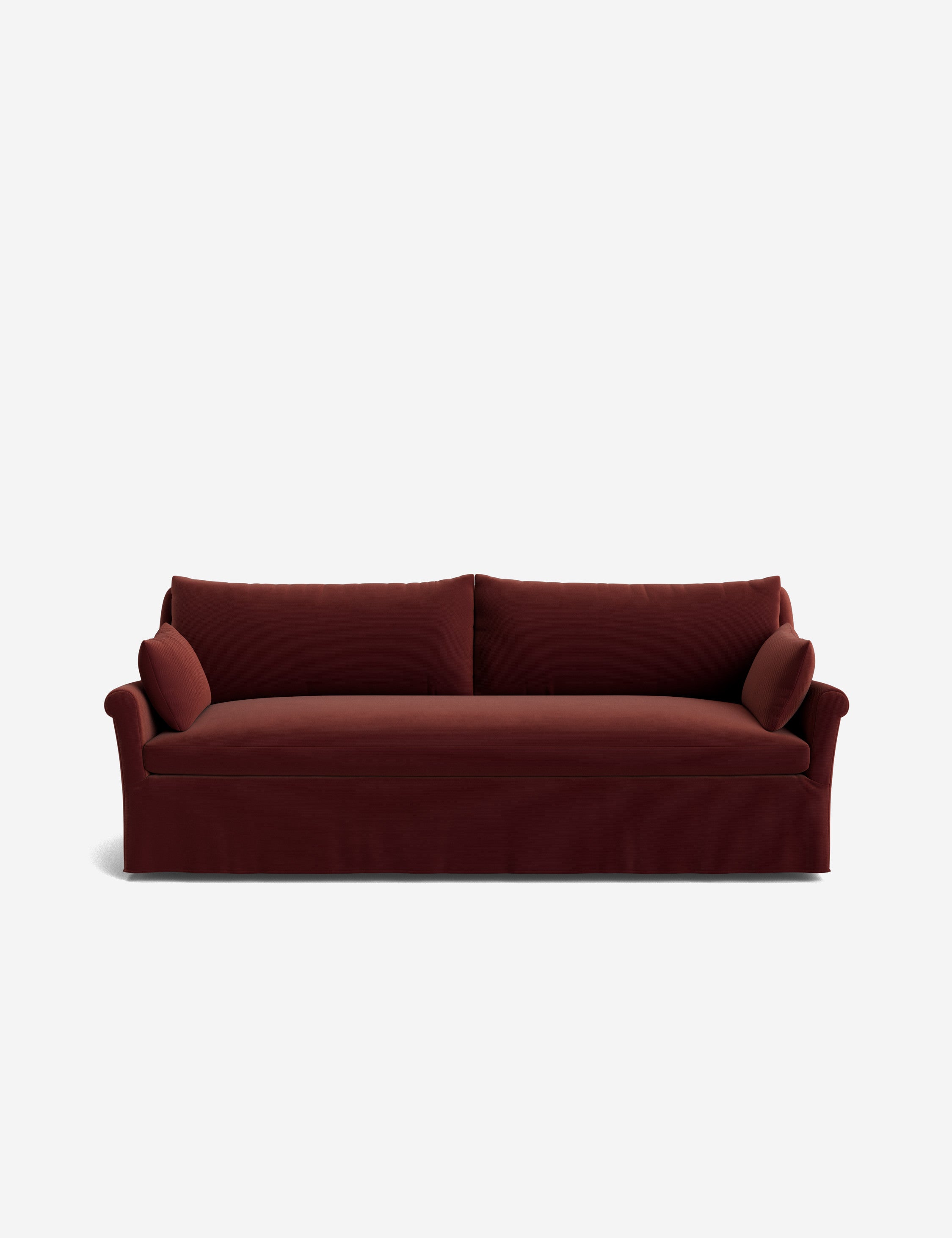 Lulu and Georgia Portola Rolled Arm Slipcover Sofa - view 83