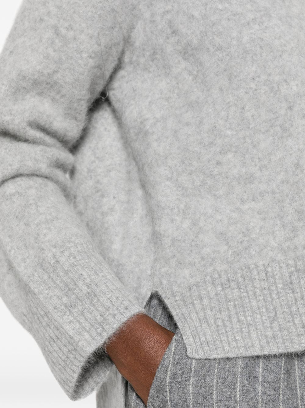 CT PLAGE Sweaters GREY – 100% Wool - view 2