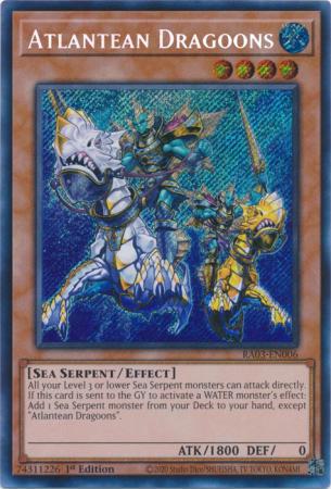 Yu-Gi-Oh! Atlantean Dragoons - RA03-EN006 - Secret Rare - 1st Edition