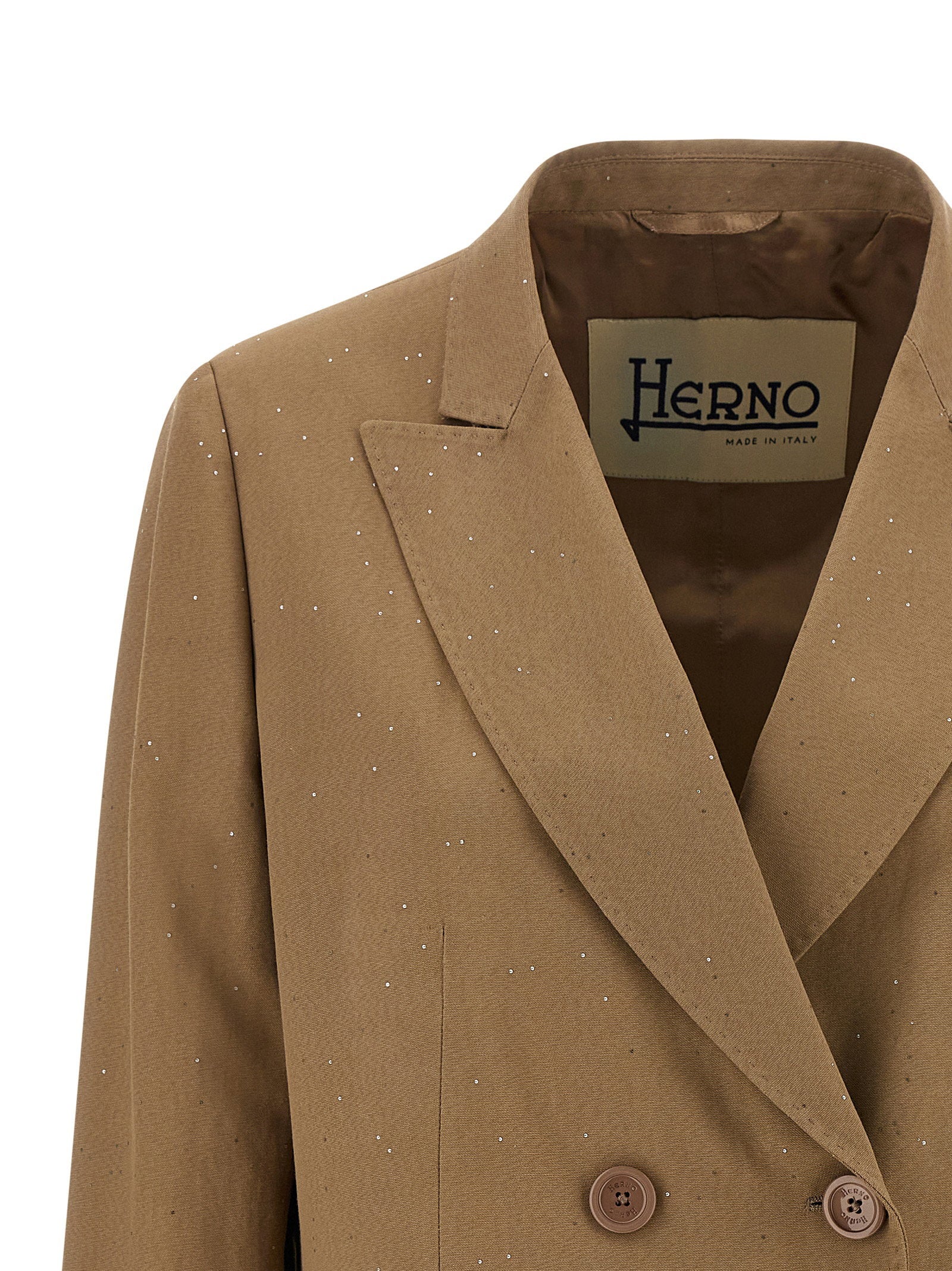 Herno Micro Sequin Blazer – 66% vi, 20% li, 14% pa - view 3