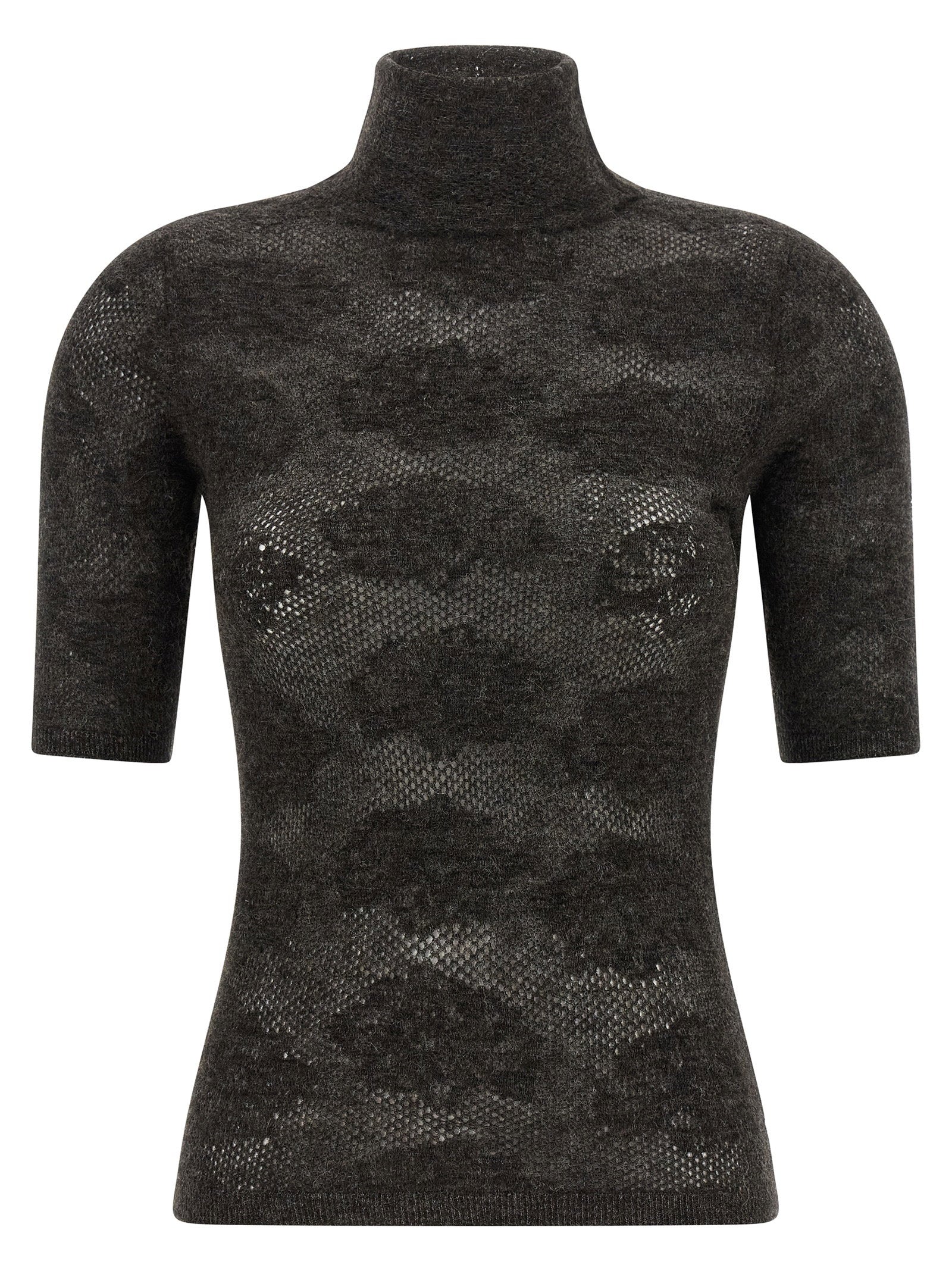 Brunello Cucinelli Turtle-neck Sweater – 46% silk, 38% wp, 16% wo
