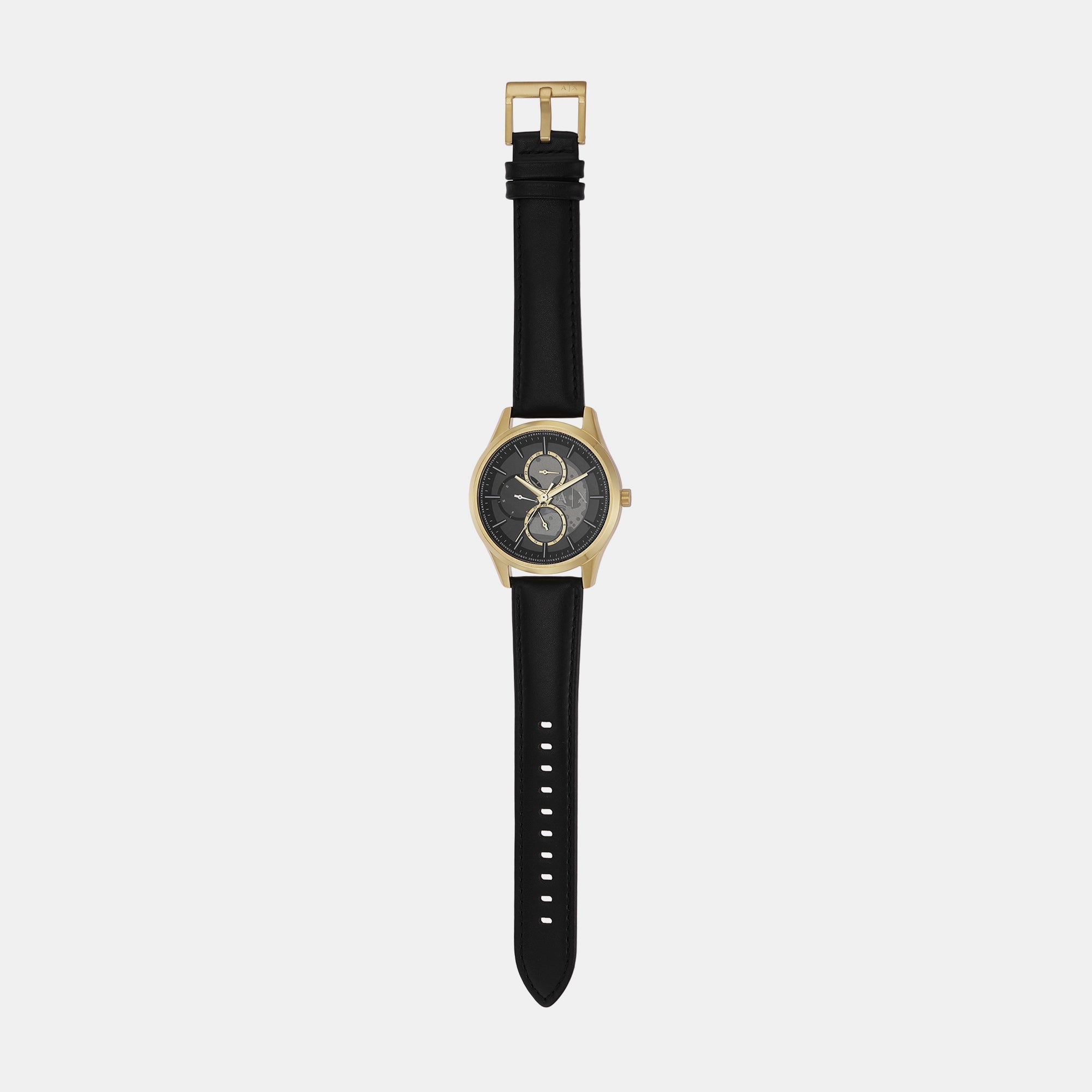Armani Exchange Dante Men Quartz Black Dial Analog Leather Watch AX1876 - view 8