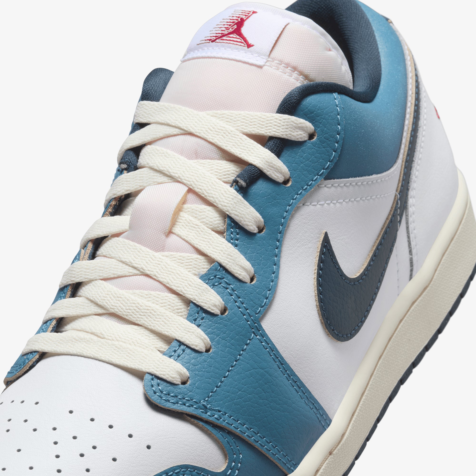 Jordan | Air Jordan 1 Low Se { White/armory Navy-aegean Storm - view 5