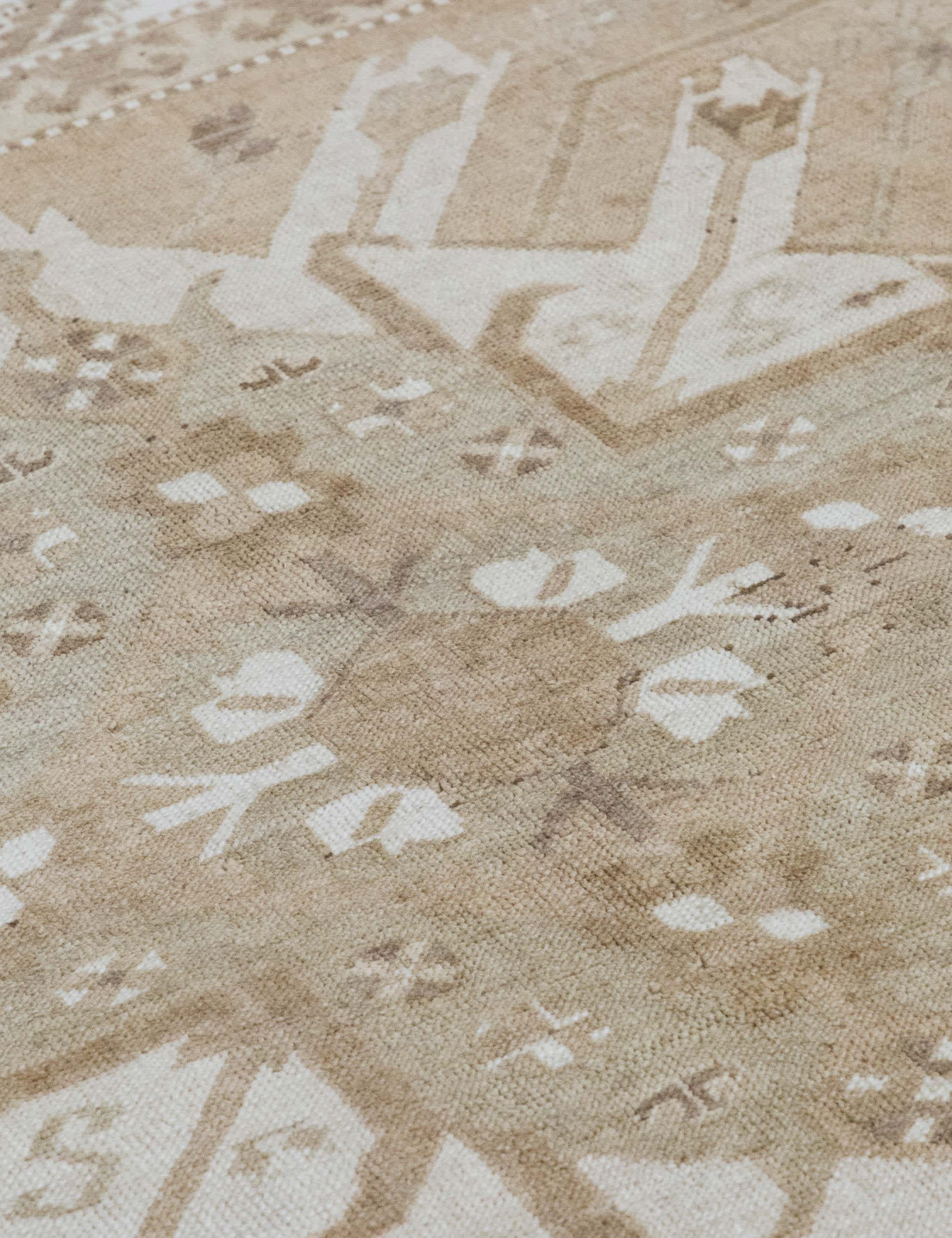 Lulu and Georgia Vintage Turkish Hand-Knotted Wool Rug No. 603, 6'1" x 9'9" - view 2