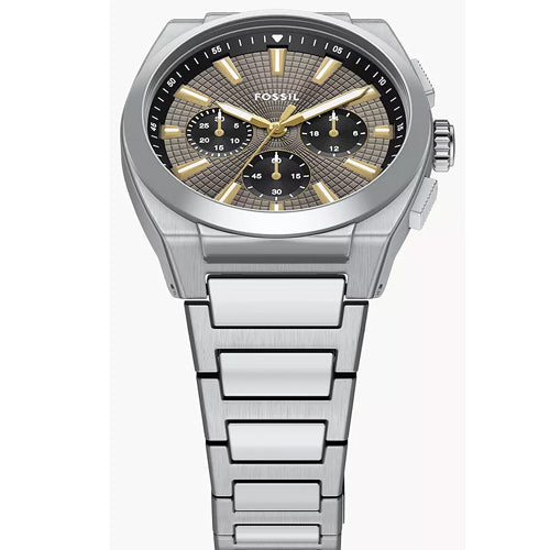 Fossil Everett Chronograph Grey Dial Men 44mm FS6128 - view 3
