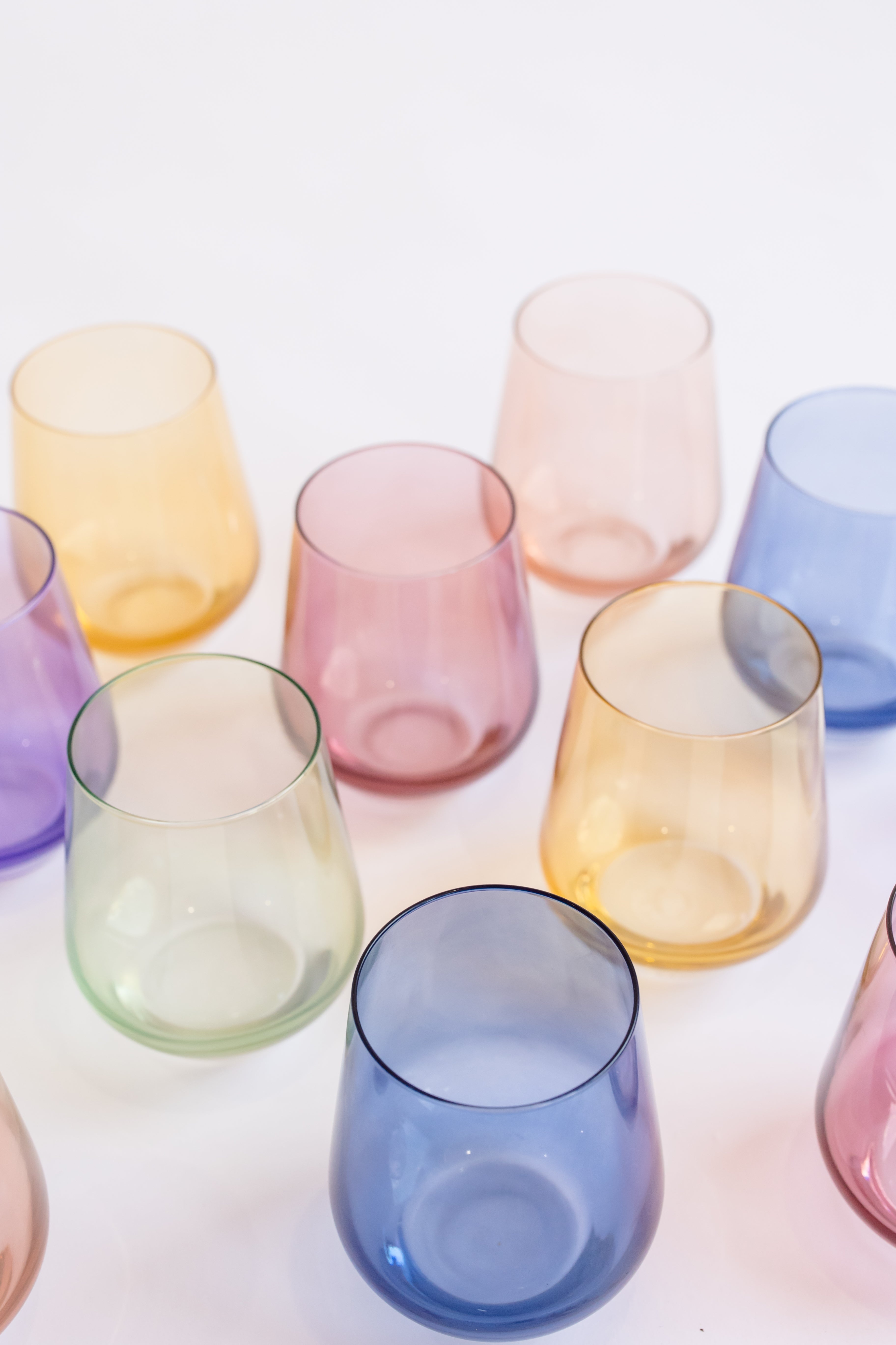 Estelle Colored Glass Estelle Colored Wine Stemless - Set of 6 {Mystery Box} - view 2