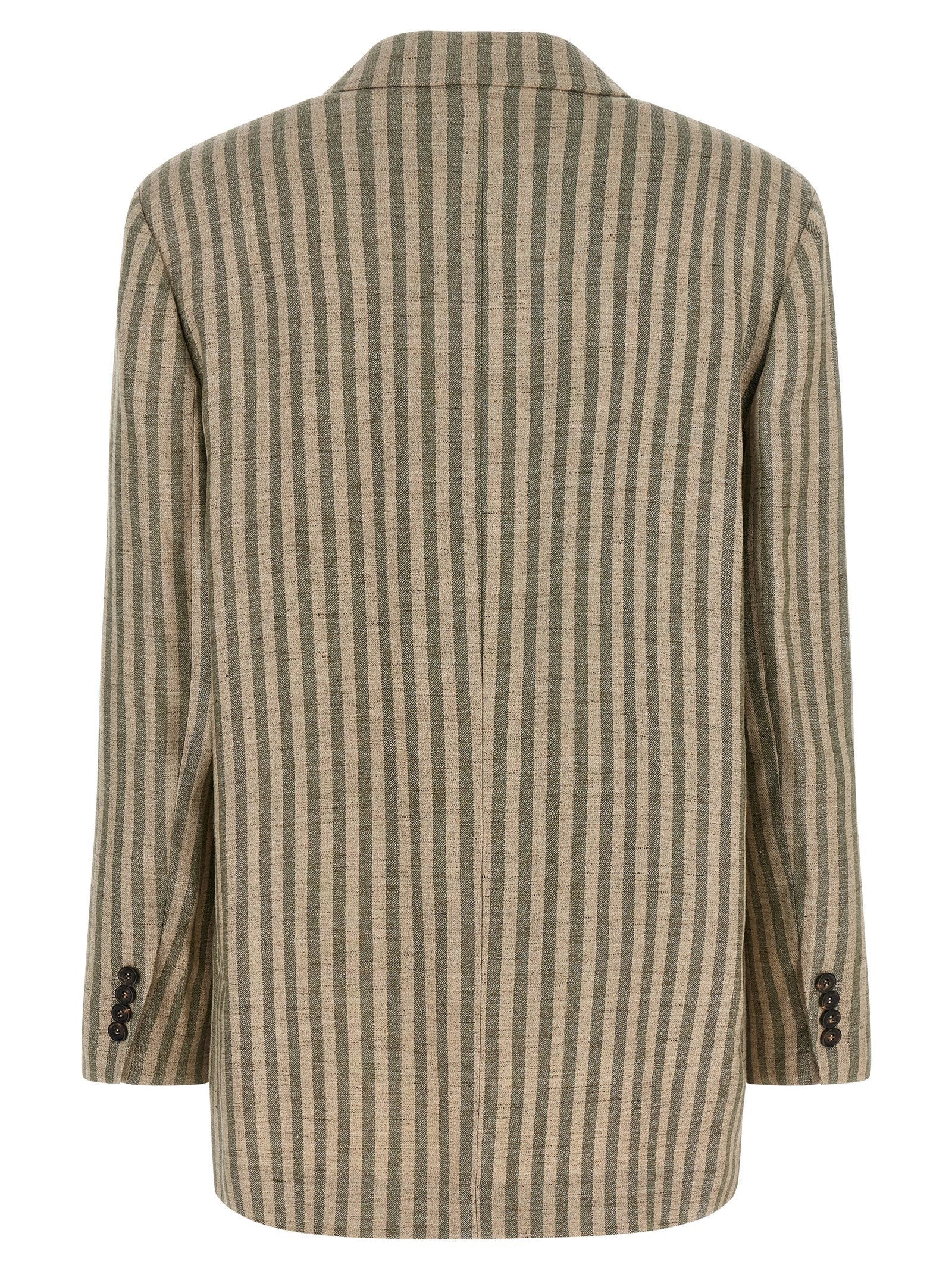 Brunello Cucinelli Striped Blazer - view 2