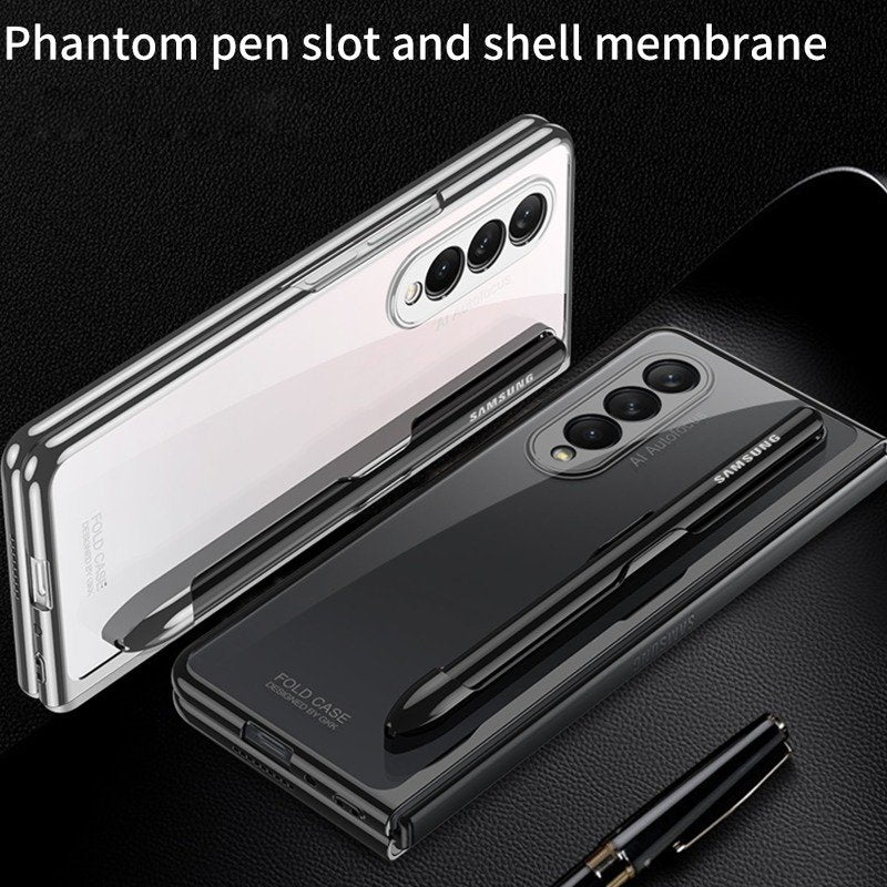 Samsung Galaxy Z Fold4 Transparent Pen Slot Folding Case - view 7