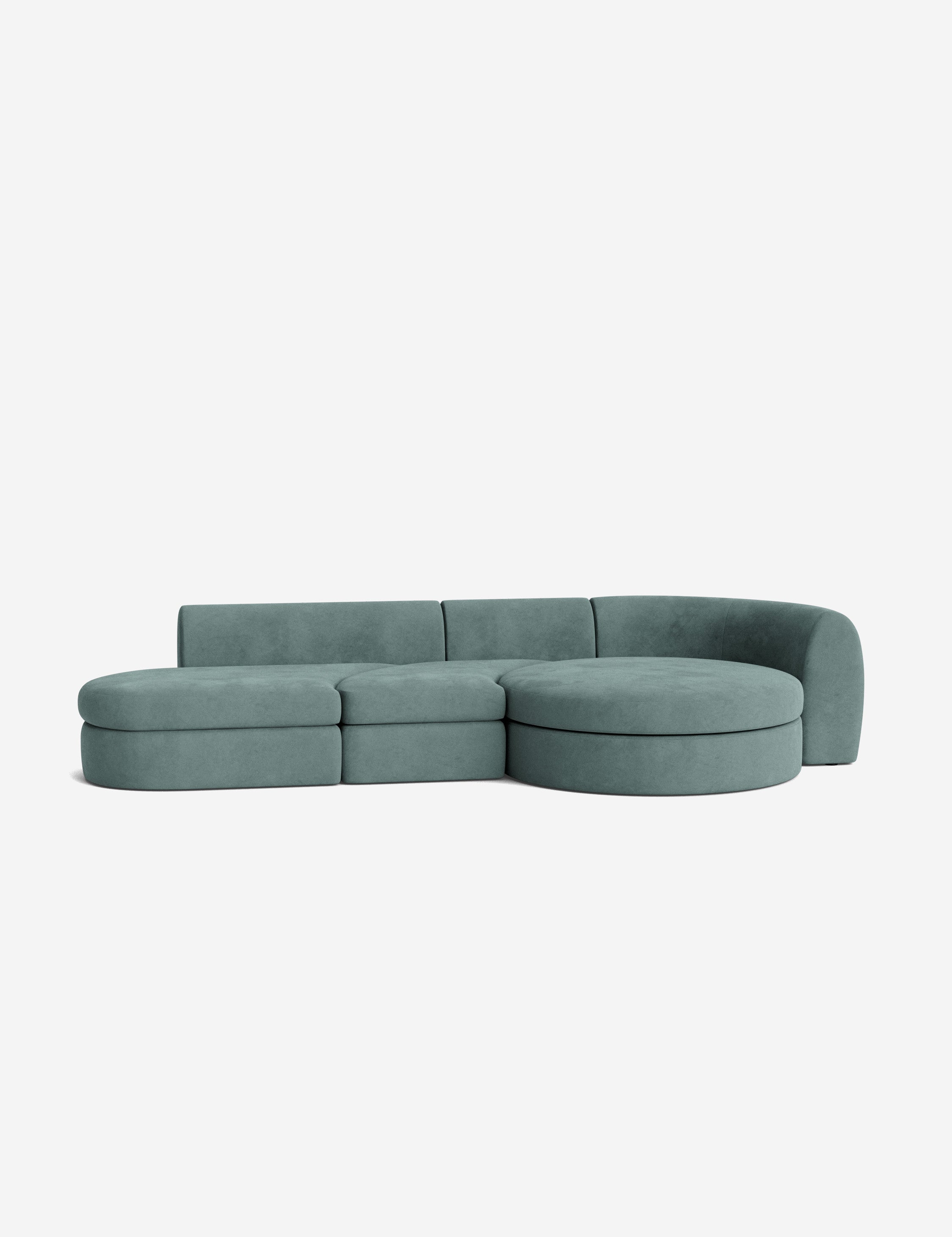 Lulu and Georgia Buckley Modular Chaise Sectional Sofa - view 155
