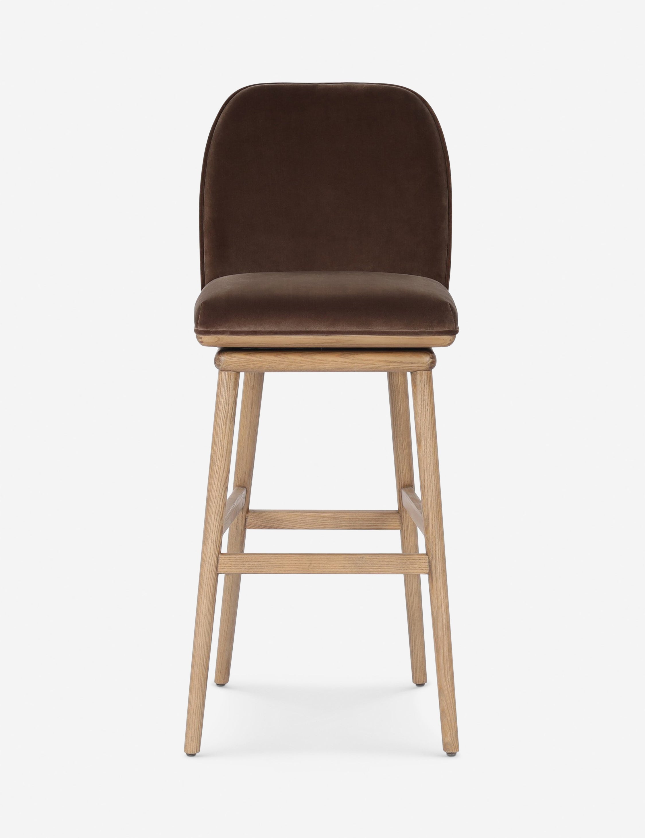 Lulu and Georgia Tenzin Bar and Counter Swivel Stool - view 2