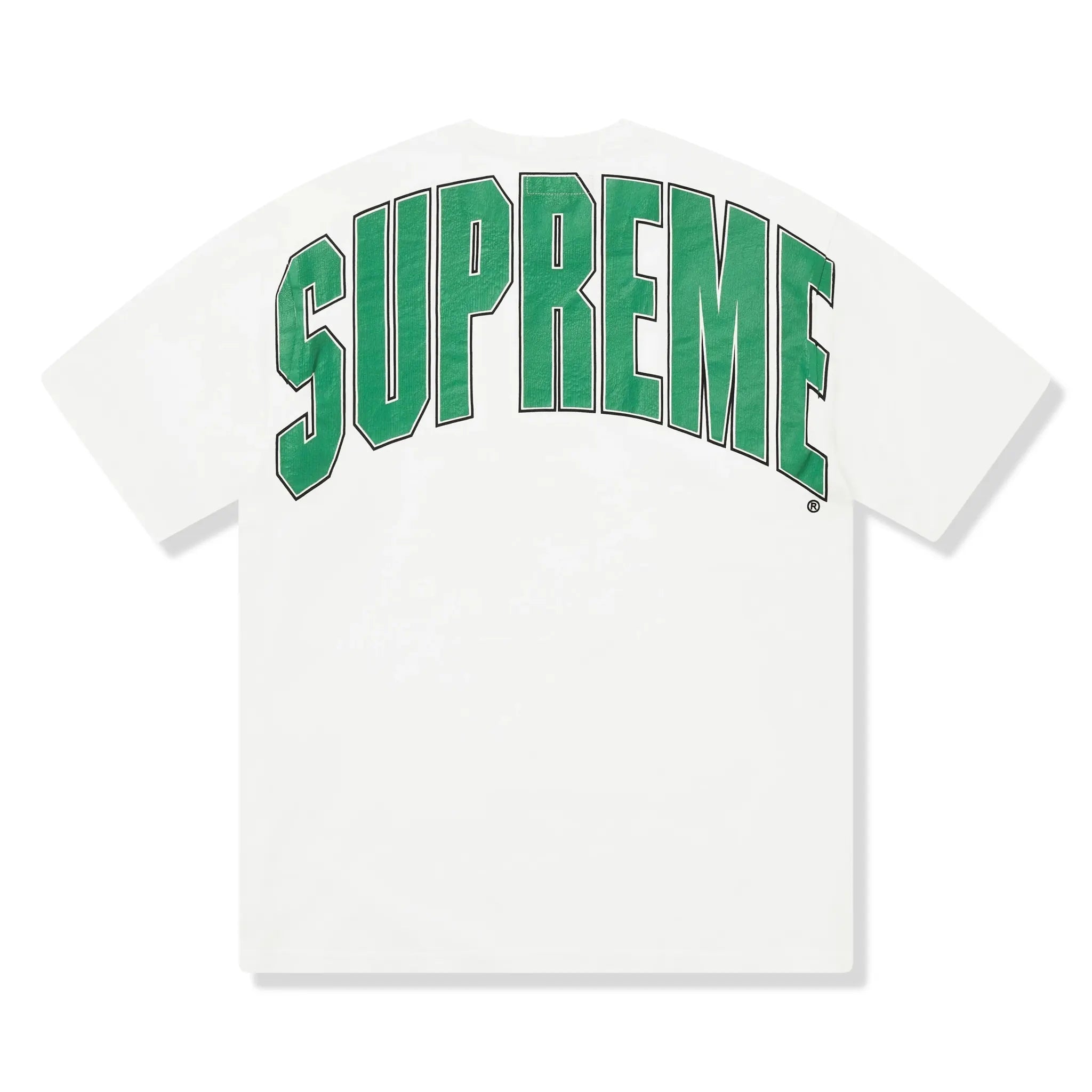 Supreme Cracked Back Arc White T Shirt - view 2