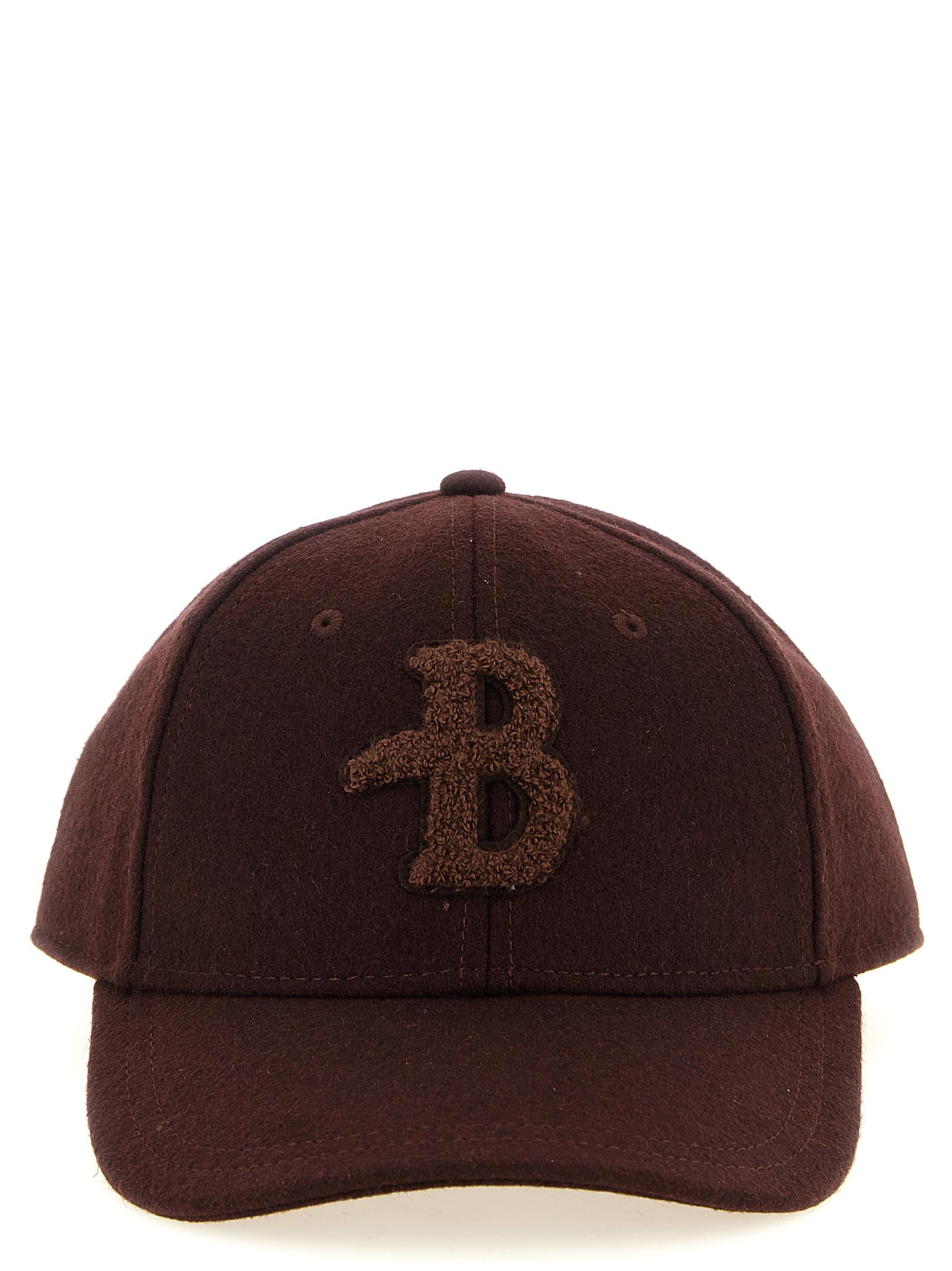 Ballantyne Monogram Patch Cap – 50% polyester, 50% wool
