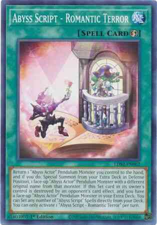 Yu-Gi-Oh! Abyss Script - Romantic Terror - LDS2-EN062 - Common - 1st Edition