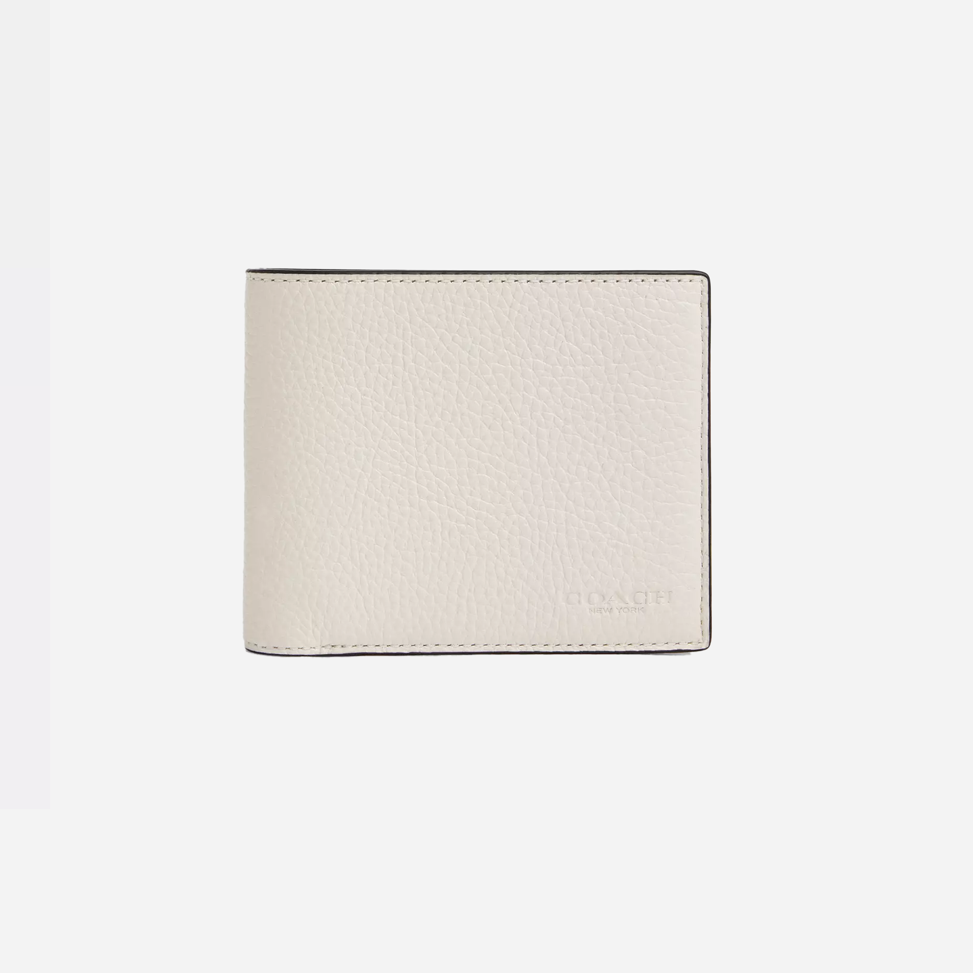 Coach 3 In 1 Wallet pebbled leather/Gunmetal/Chalk
