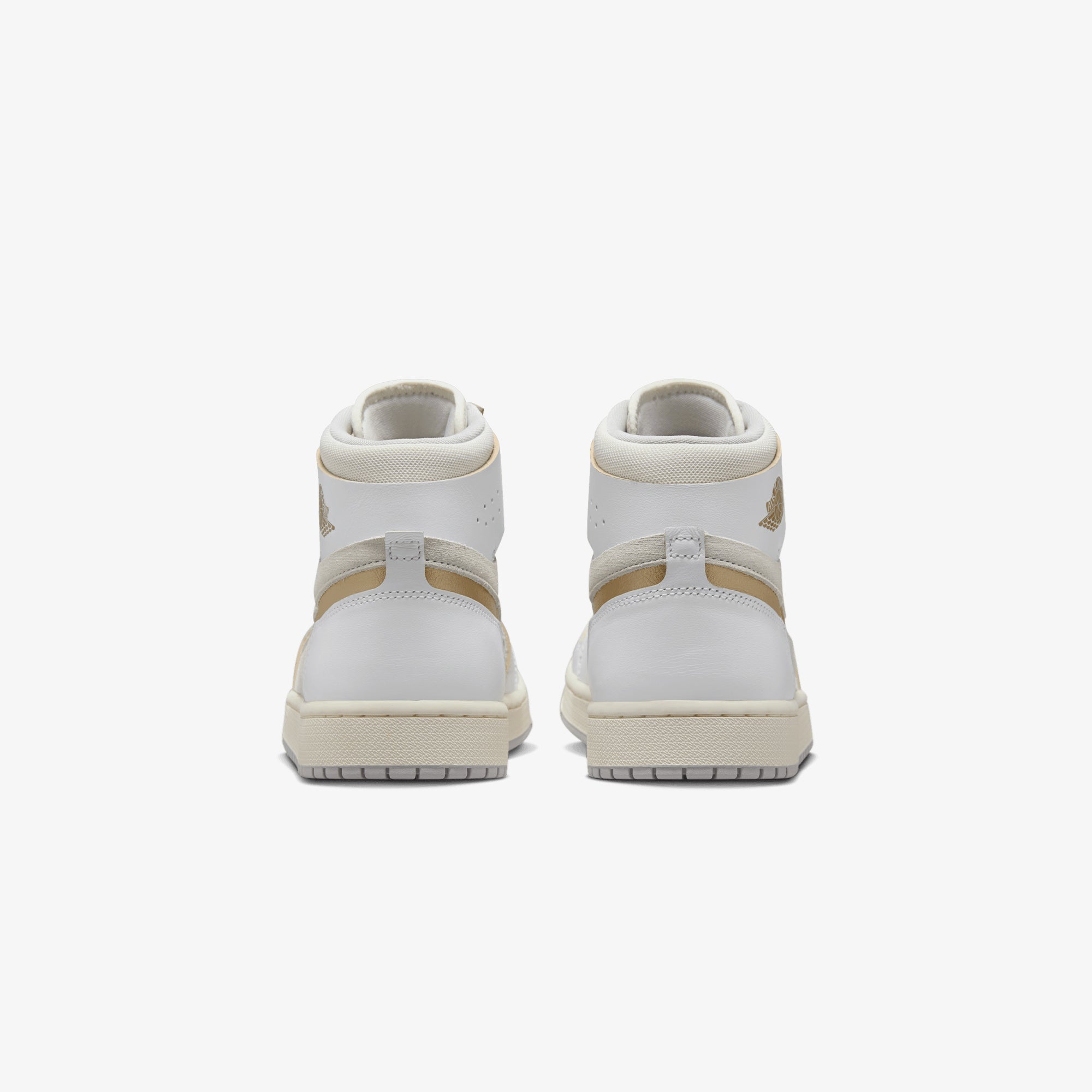 Jordan | AIR JORDAN 1 ZOOM CMFT 2 { WHITE/METALLIC GOLD-NEUTRAL GREY - view 2